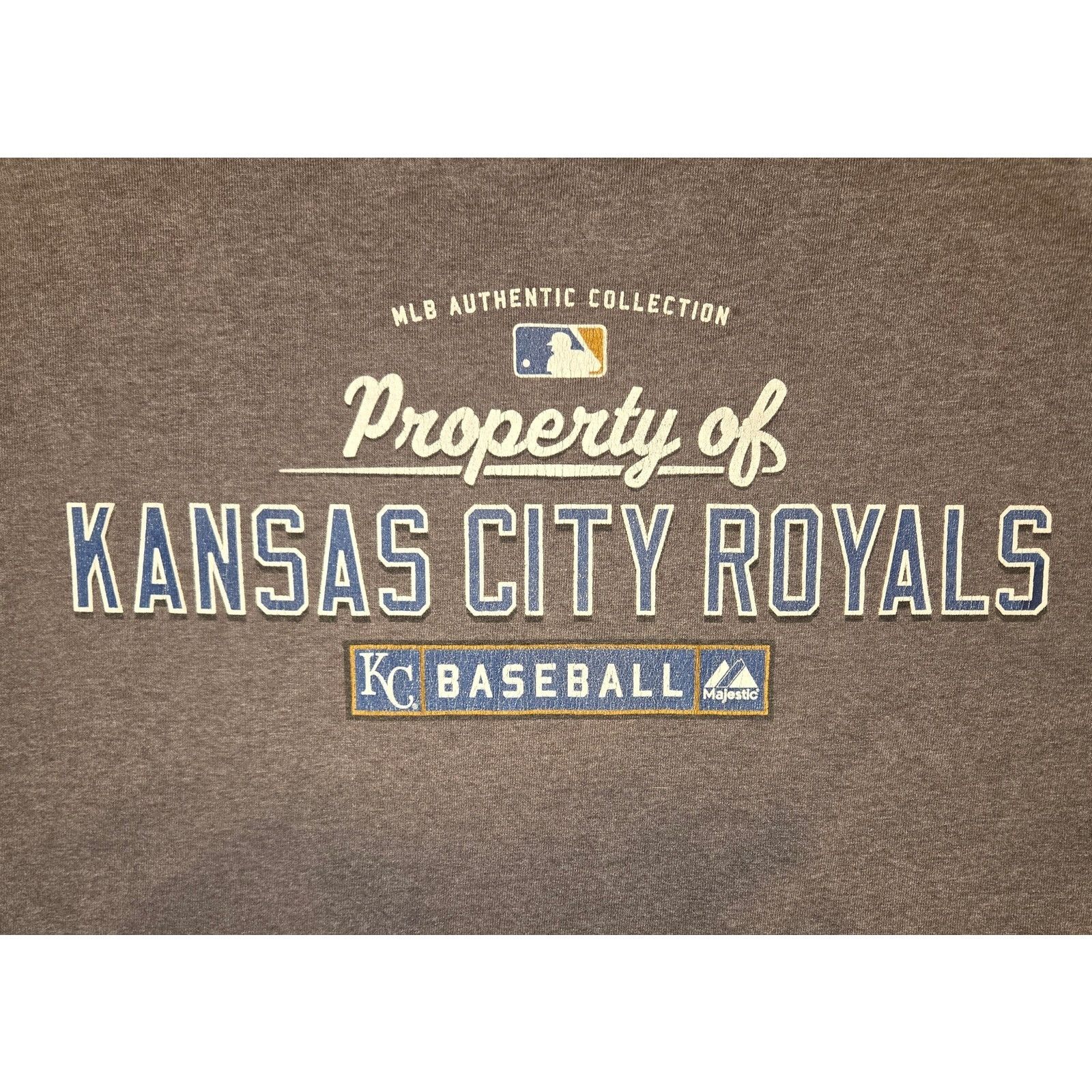 Majestic Vintage Majestic Kansas City Royals Grey T-Shirt - 2XL Size US XXL / EU 58 / 5 - 3 Thumbnail