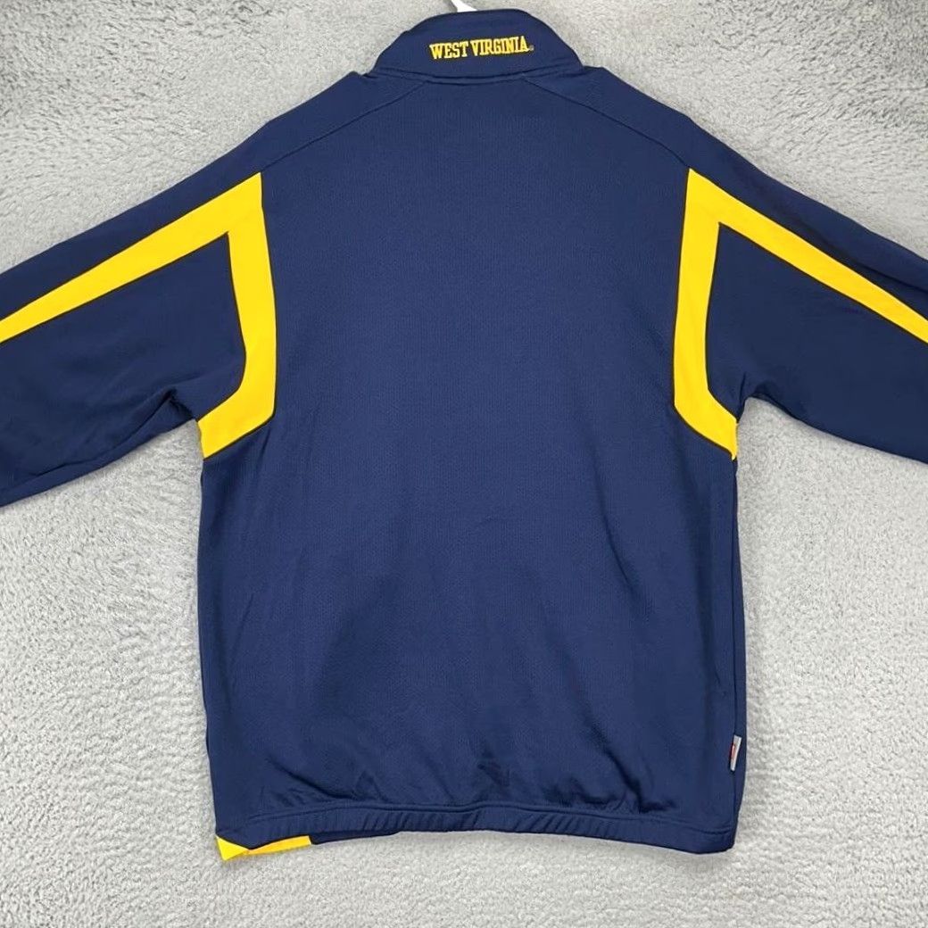 Nike VINTAGE West Virginia Mountaineers Nike Jacket Men Medium Navy Blue Zip Full ZIp EUC Size US M / EU 48-50 / 2 - 4 Thumbnail