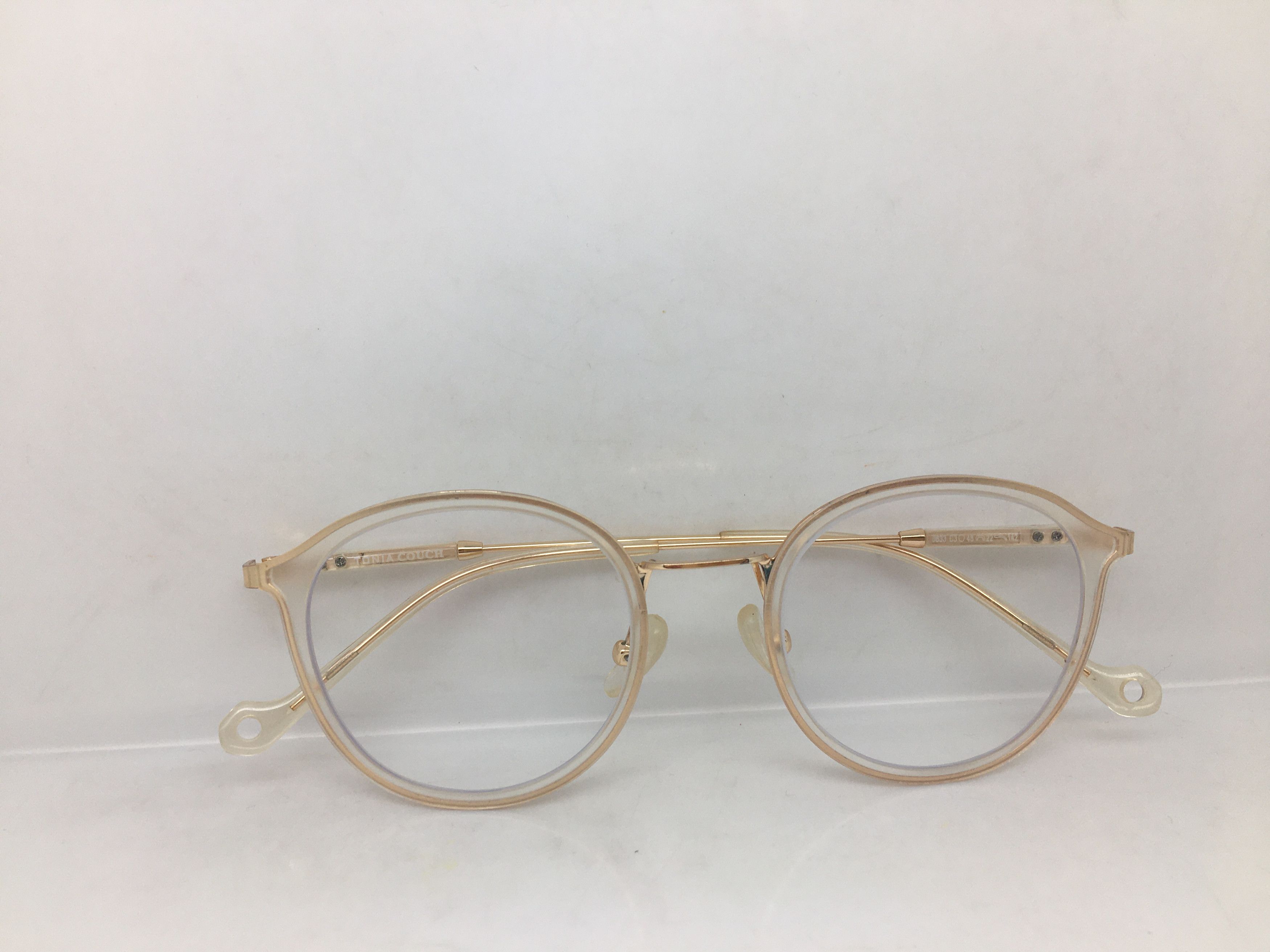 Other Tonia Couch Gold PREPPY Anti Blue Light Eyeglasses Frame Size ONE SIZE - 8 Thumbnail