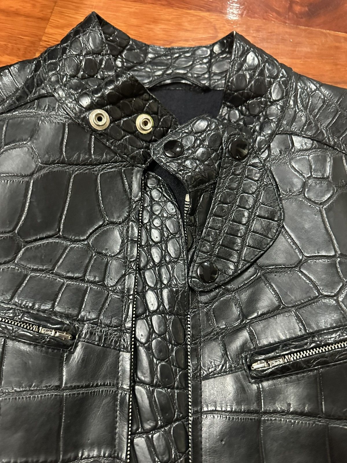 Yves Saint Laurent Ysl crocodile jacket Size US S / EU 44-46 / 1 - 5 Thumbnail
