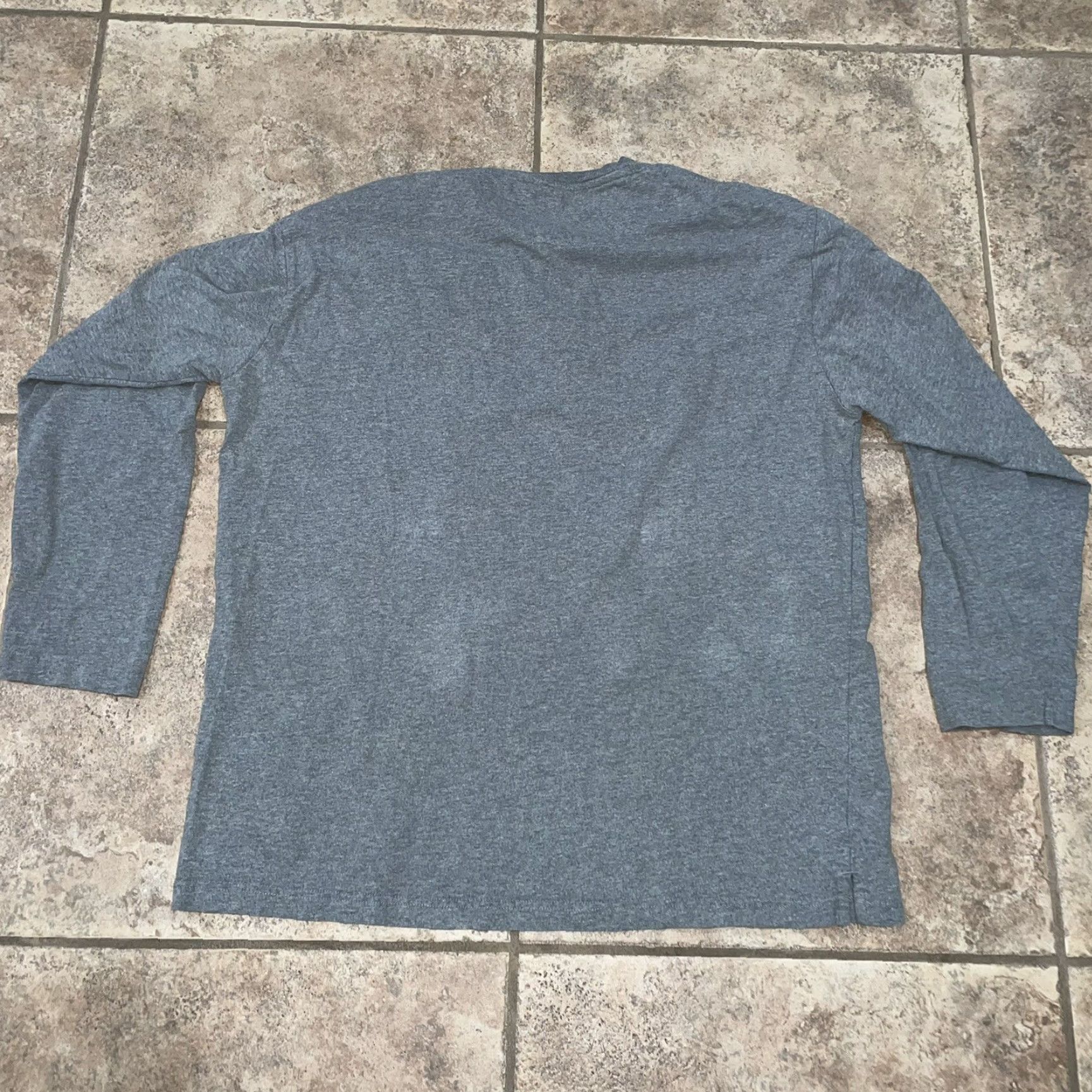 CO VINTAGE Duluth Trading Co Henley Cotton Shirt Mens Size Large Gray T-Shirt Size US L / EU 52-54 / 3 - 5 Thumbnail