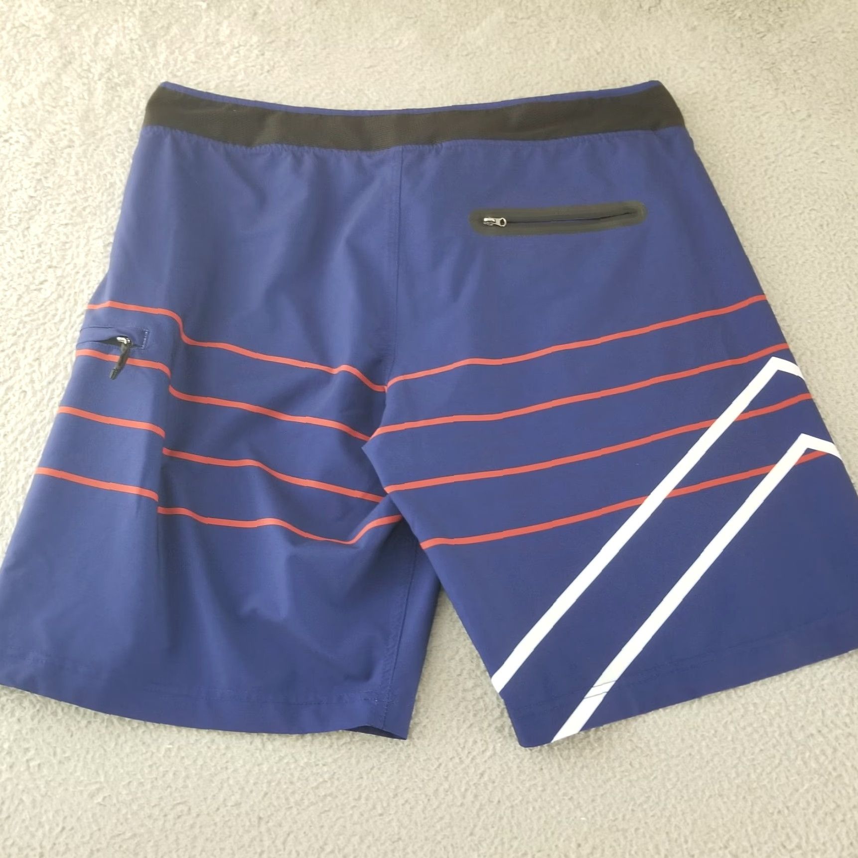 Vintage Da Hui Board Shorts Mens 38 Blue Swim Trunks Adult Regular Size 38 Pockets Quick Dry Lightweight 100% Polyester Surfing Size US 38 / EU 54 - 7 Thumbnail