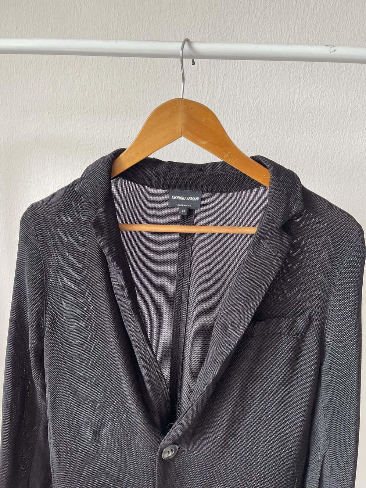 Giorgio Armani Giorgio Armani Mesh Blazer Jacket Size US M / EU 48-50 / 2 - 3 Thumbnail