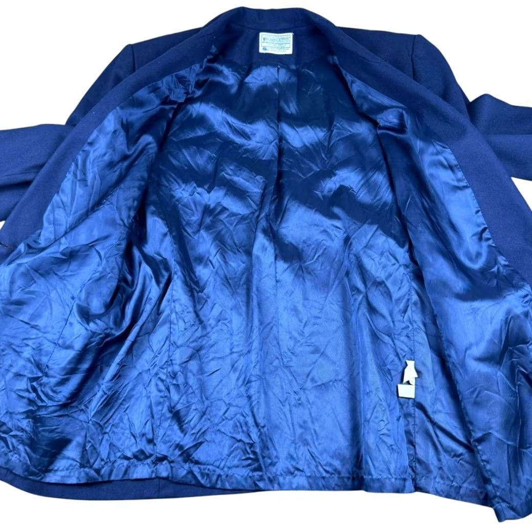 Pendleton VINTAGE Pendleton Blazer Women's 16W 100% Wool Blue Preppy Business Casual Jacket - 90s 80s Womens Size XXL / US 16-18 / IT 52-54 - 5 Thumbnail