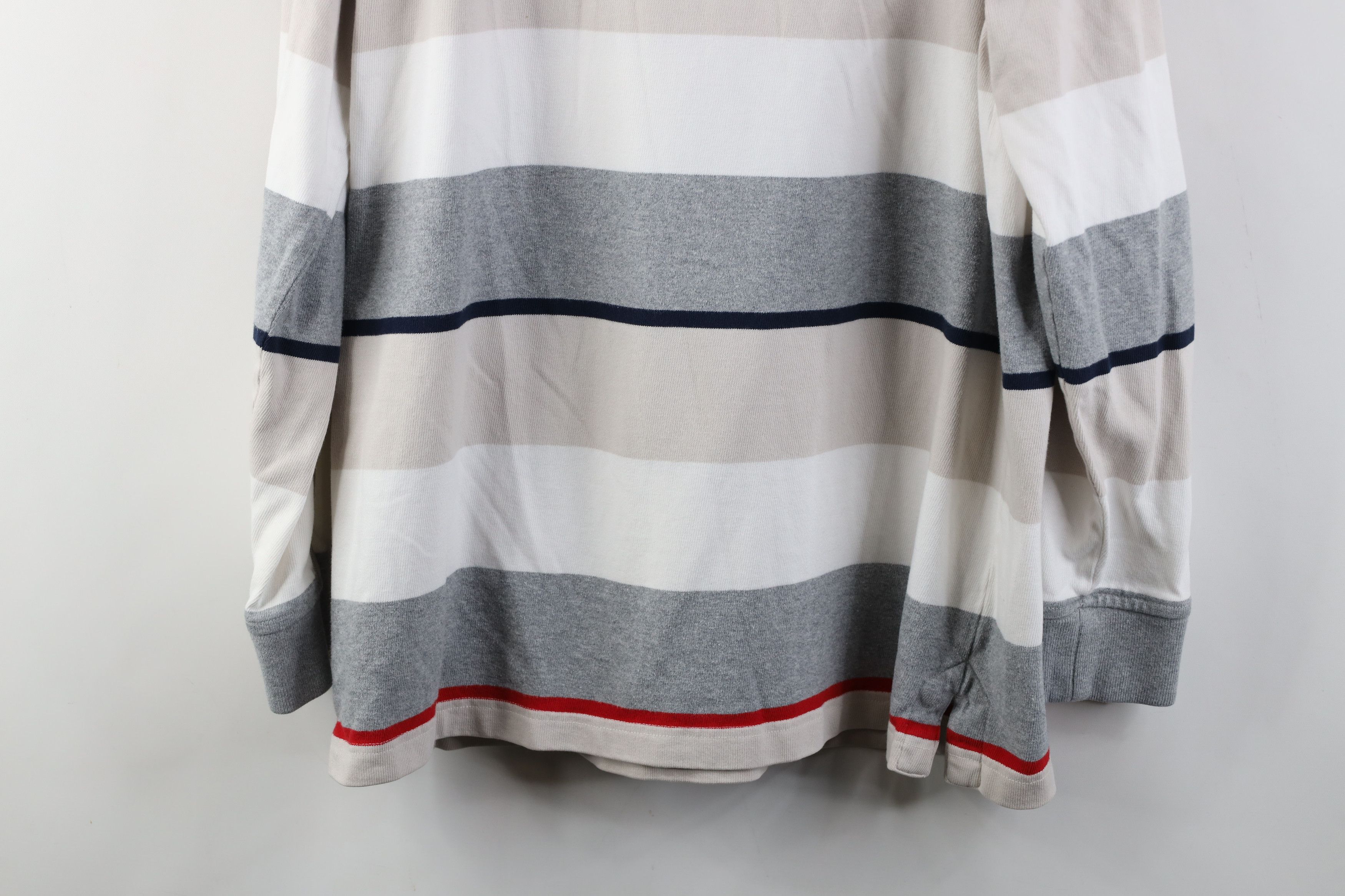 Tommy Hilfiger Vintage Y2K Tommy Hilfiger Long Sleeve Rugby Polo Shirt Size US L / EU 52-54 / 3 - 16 Thumbnail