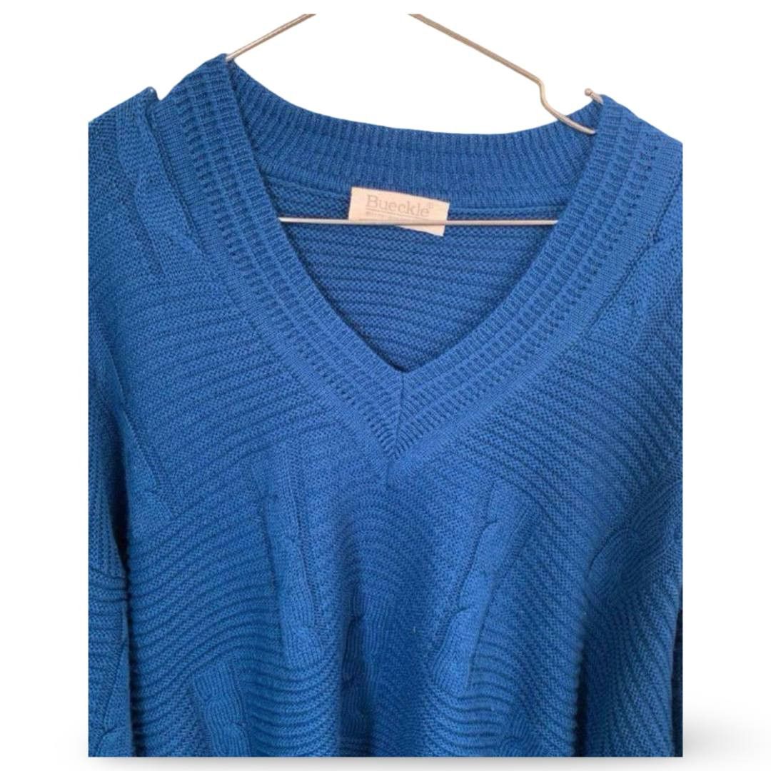 Buckle Black Vtg knitted wool blend sweater #828 Size US L / EU 52-54 / 3 - 3 Thumbnail