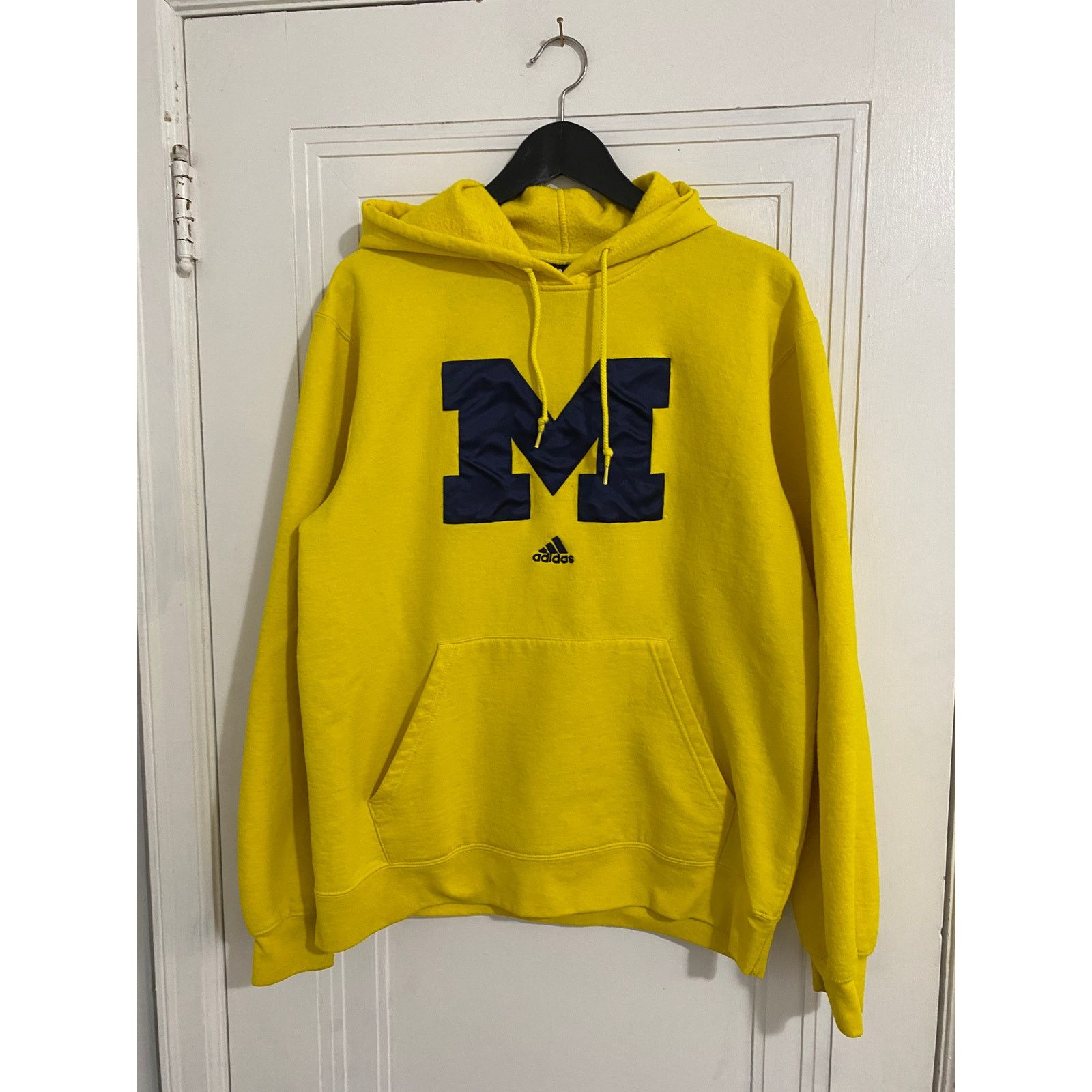 Adidas Michigan Wolverines Adidas Hoodie Sweatshirt Size M Size US M / EU 48-50 / 2 - 1 Thumbnail