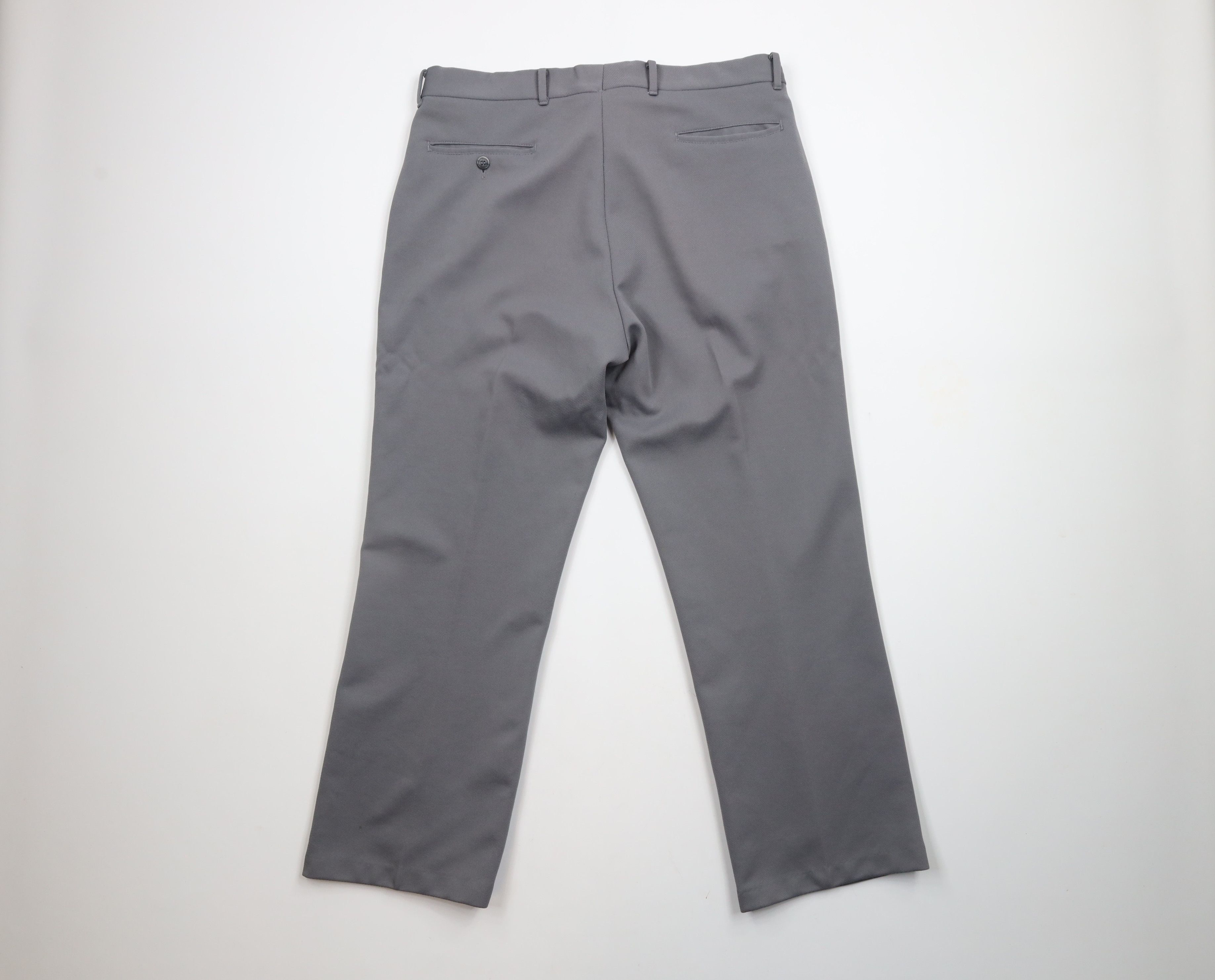 Vintage Vintage 70s Streetwear Chino Pants Trousers Gray USA Size US 36 / EU 52 - 8 Thumbnail