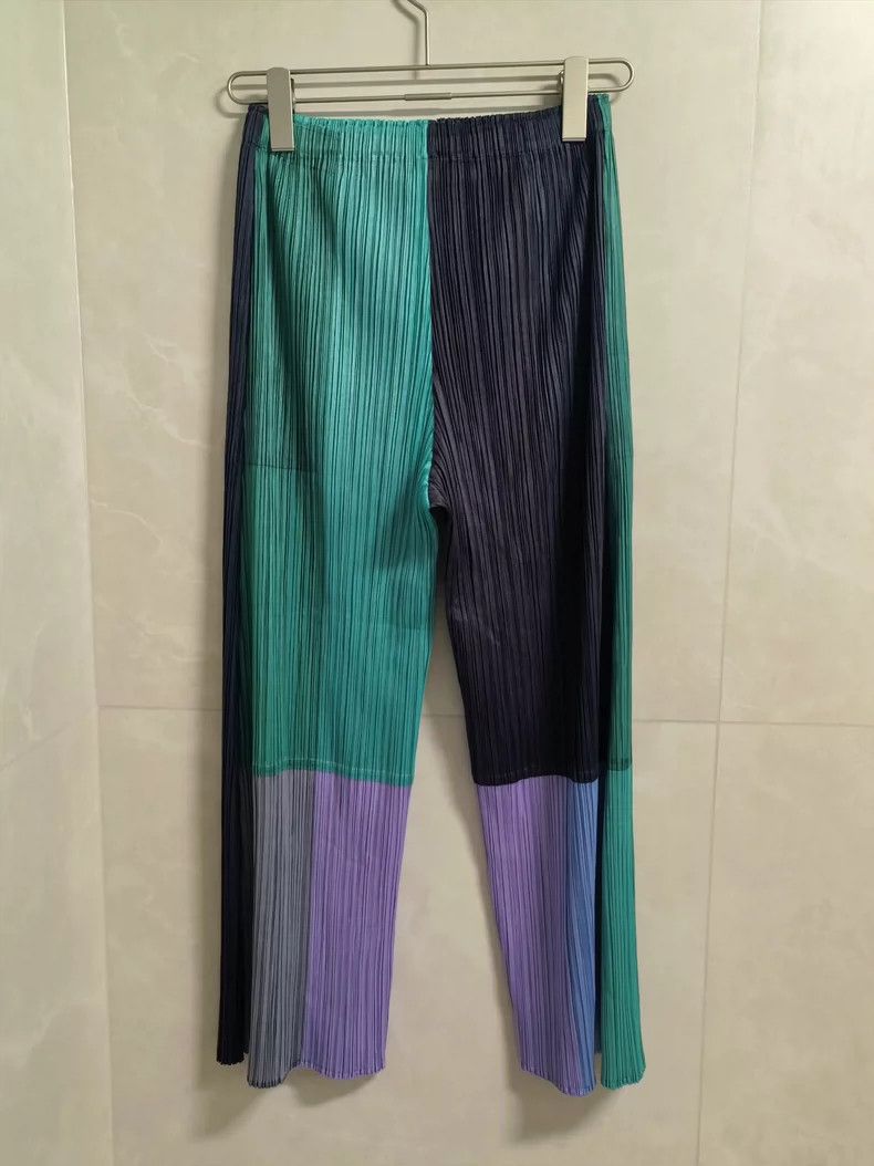 Issey Miyake issey miyake size:3 Color block trousers Size 42" / US 20 - 2 Thumbnail