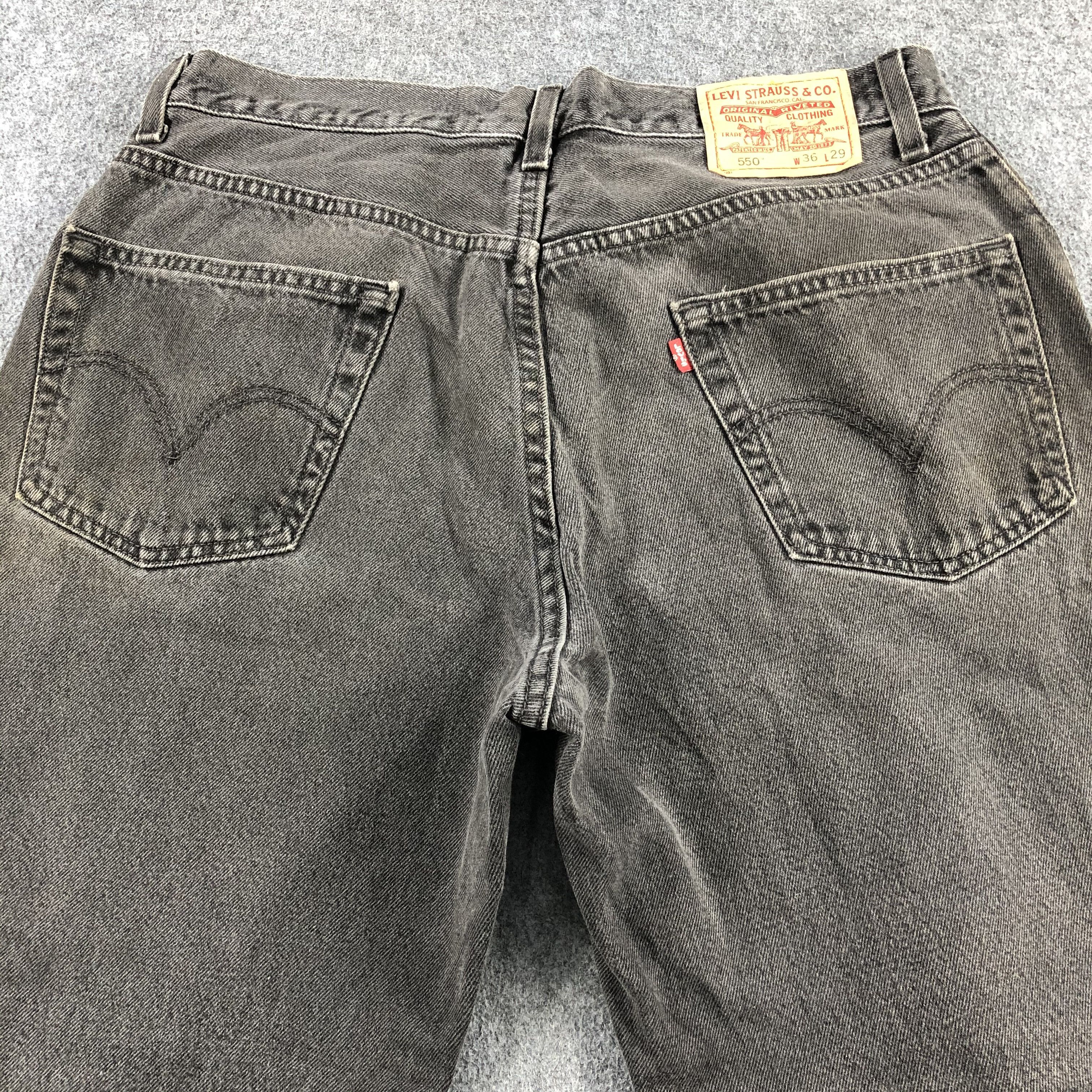 Levi's Vintage Levis 550 Earth Tone Jeans-J2148 Size US 34 / EU 50 - 4 Thumbnail