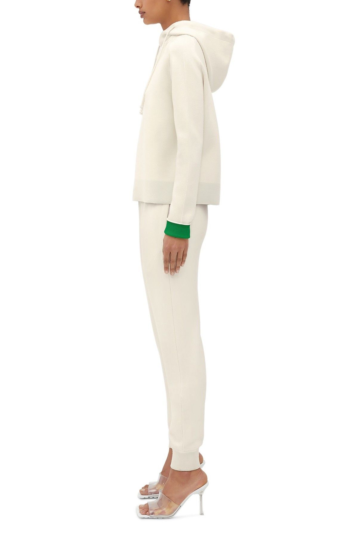Bottega Veneta o1loc1c0824 704915 Trousers in Ivory Size 26" / US 2 / IT 38 - 3 Thumbnail