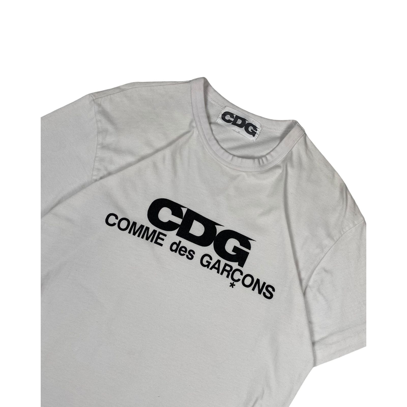 Comme des Garcons CDG White Logo Tee Size US XL / EU 56 / 4 - 3 Thumbnail