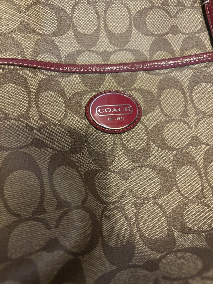 Coach Coach Monogram Gold Peyton Pocket Size ONE SIZE - 3 Thumbnail