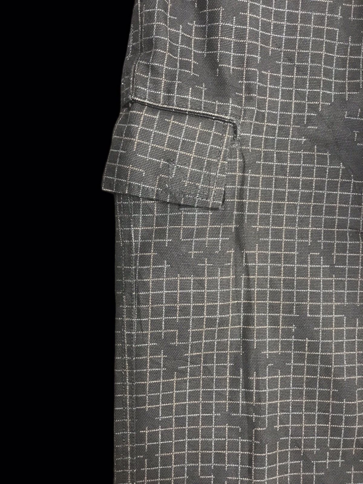 Japanese Brand 💥MINIMALIST💥PPFM Plaid Motive Half Cargo Pant F79 Size US 30 / EU 46 - 7 Thumbnail