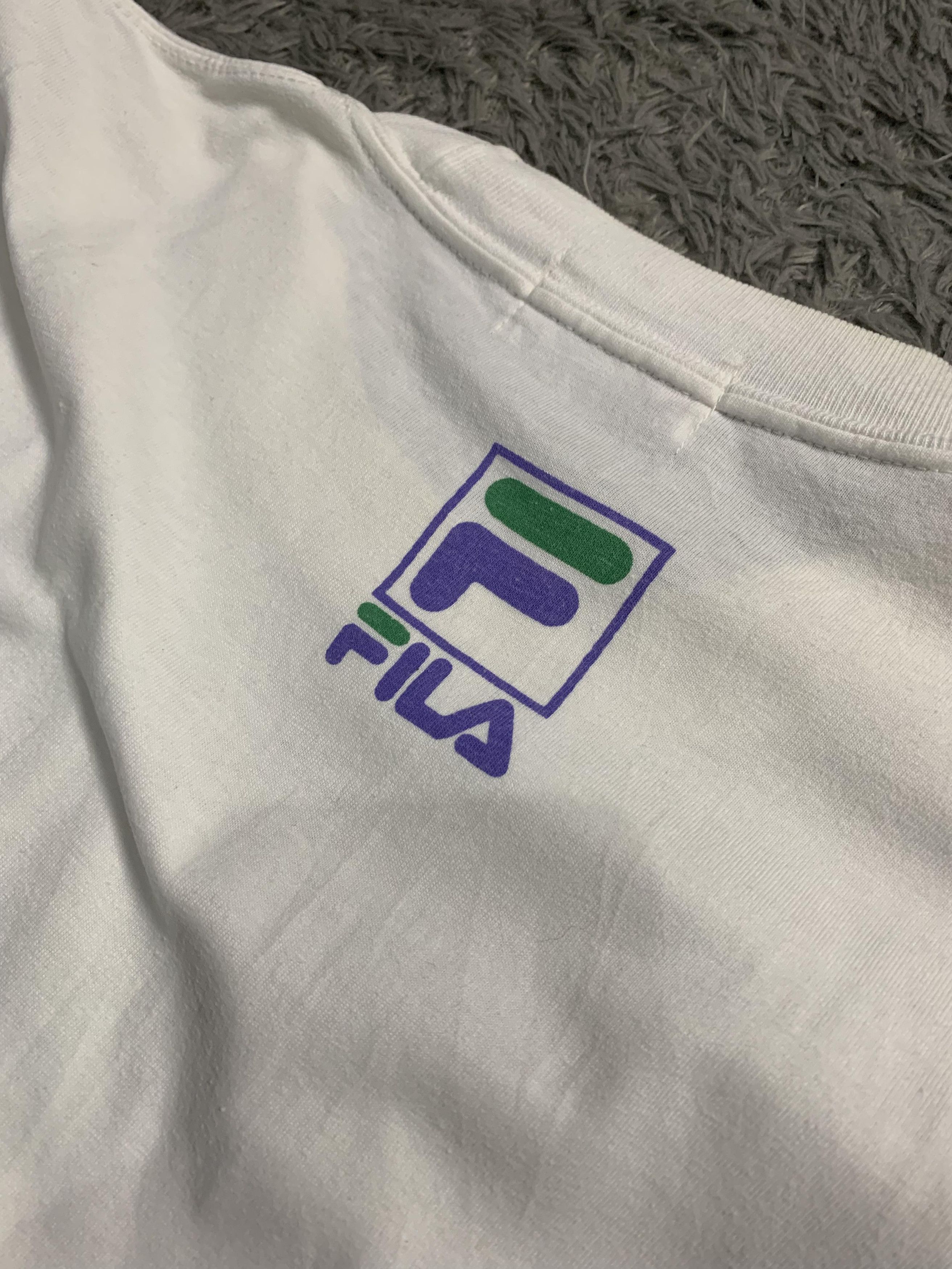 Vintage Vintage Fila Italy Flag Art 90's Very Rare Size US XL / EU 56 / 4 - 5 Thumbnail