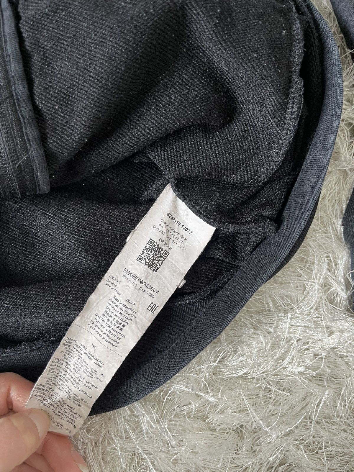 Emporio Armani Full zip women black Size S / US 4 / IT 40 - 7 Thumbnail