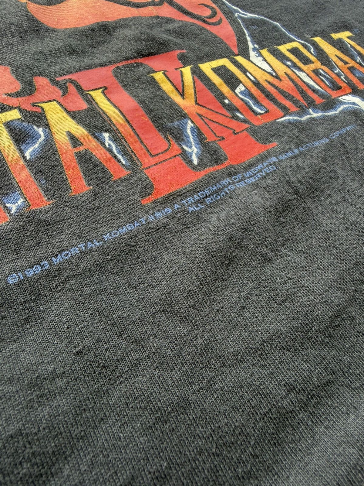 Vintage Vintage 1993 Mortal Kombat 2 Promo Tee Size US XL / EU 56 / 4 - 4 Thumbnail