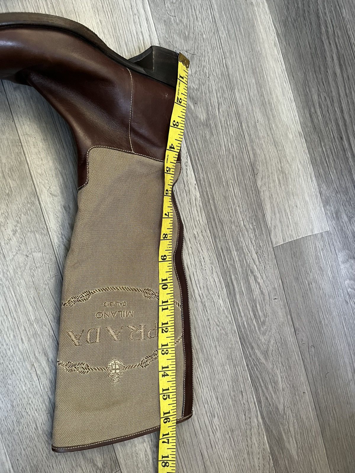 Prada Vintage Prada long riding boots Y2k sz 36.5 Size US 6.5 / IT 36.5 - 12 Thumbnail