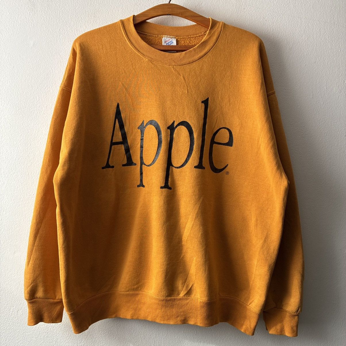 Apple Vintage Apple Sweatshirt Crewneck Size US L / EU 52-54 / 3 - 1 Thumbnail