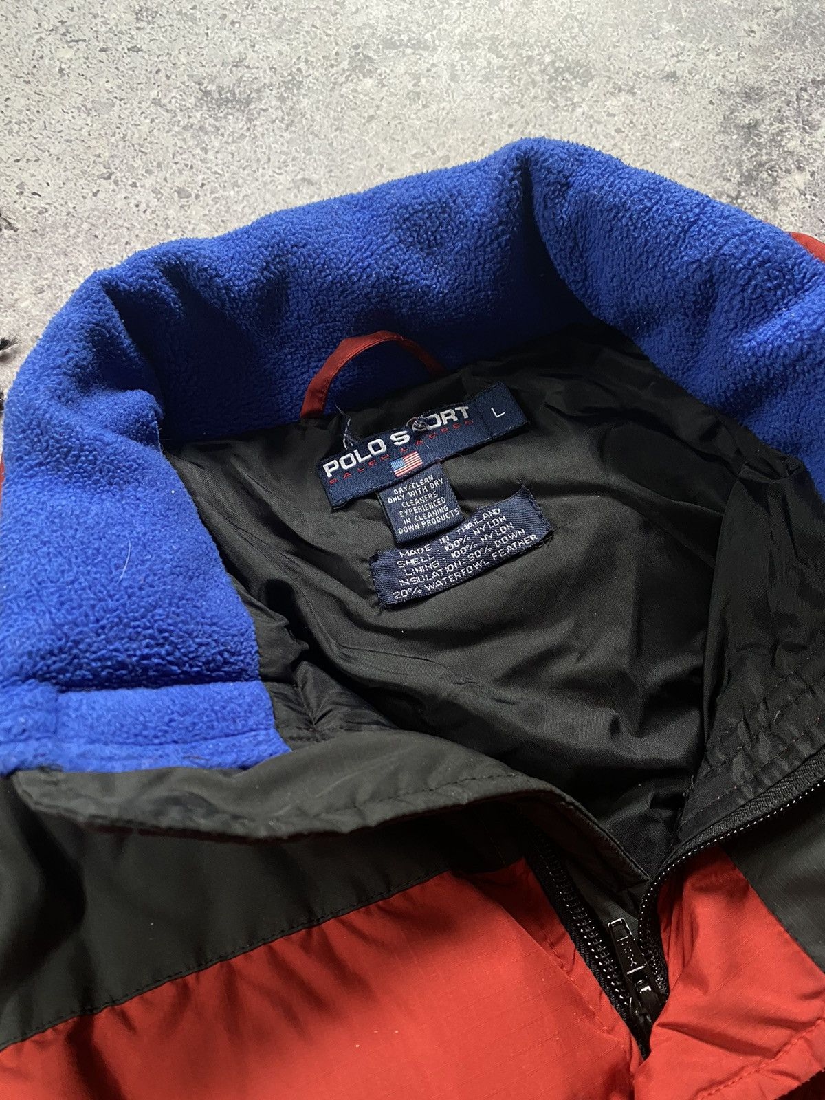 Polo Ralph Lauren × Vintage Vintage 90s Polo Sport Ralph Lauren Puffer Down Jacket Size US L / EU 52-54 / 3 - 6 Thumbnail