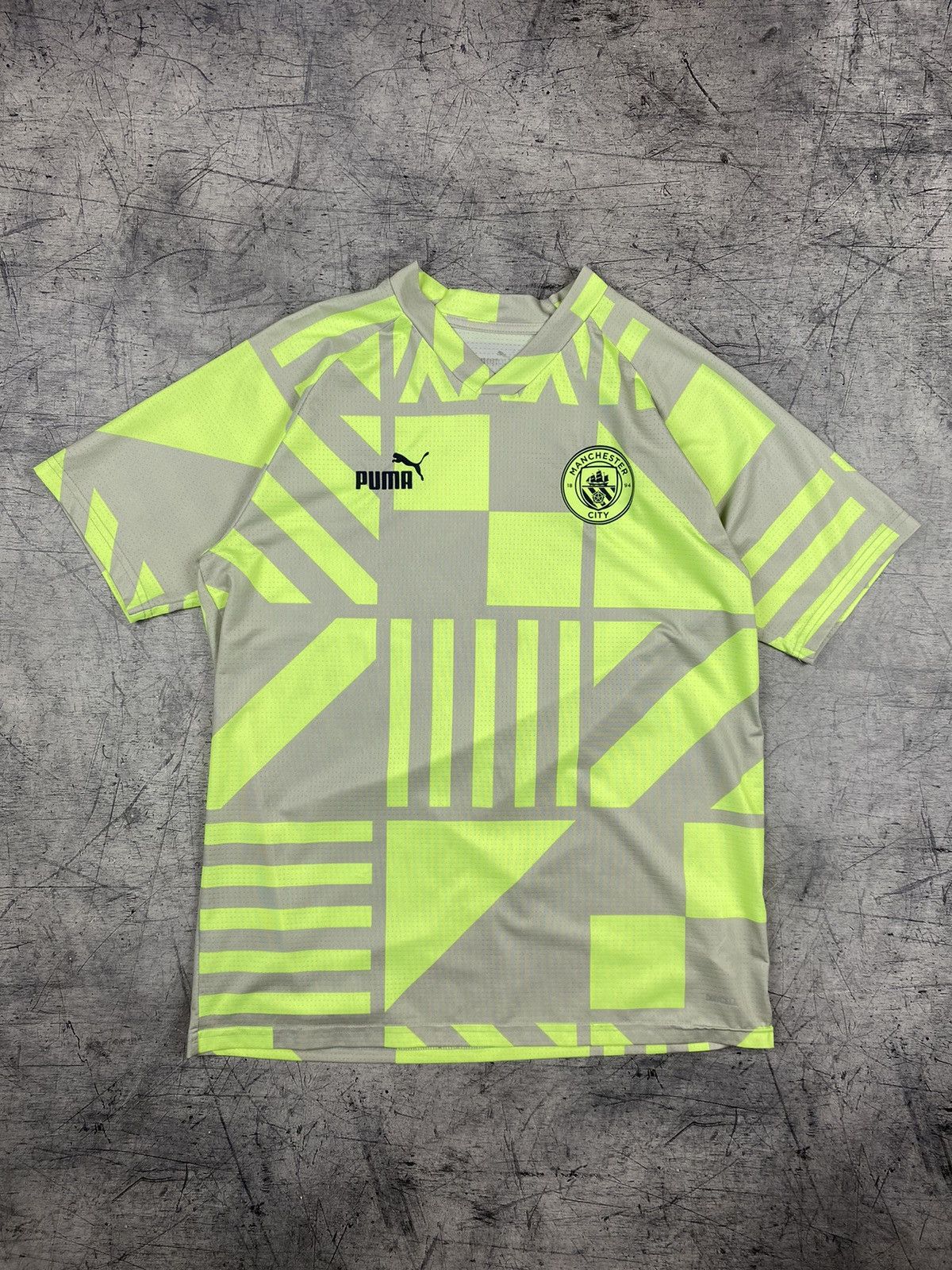 Adidas Puma Manchester City Soccer Jersey T Shirt Size US S / EU 44-46 / 1 - 2 Thumbnail