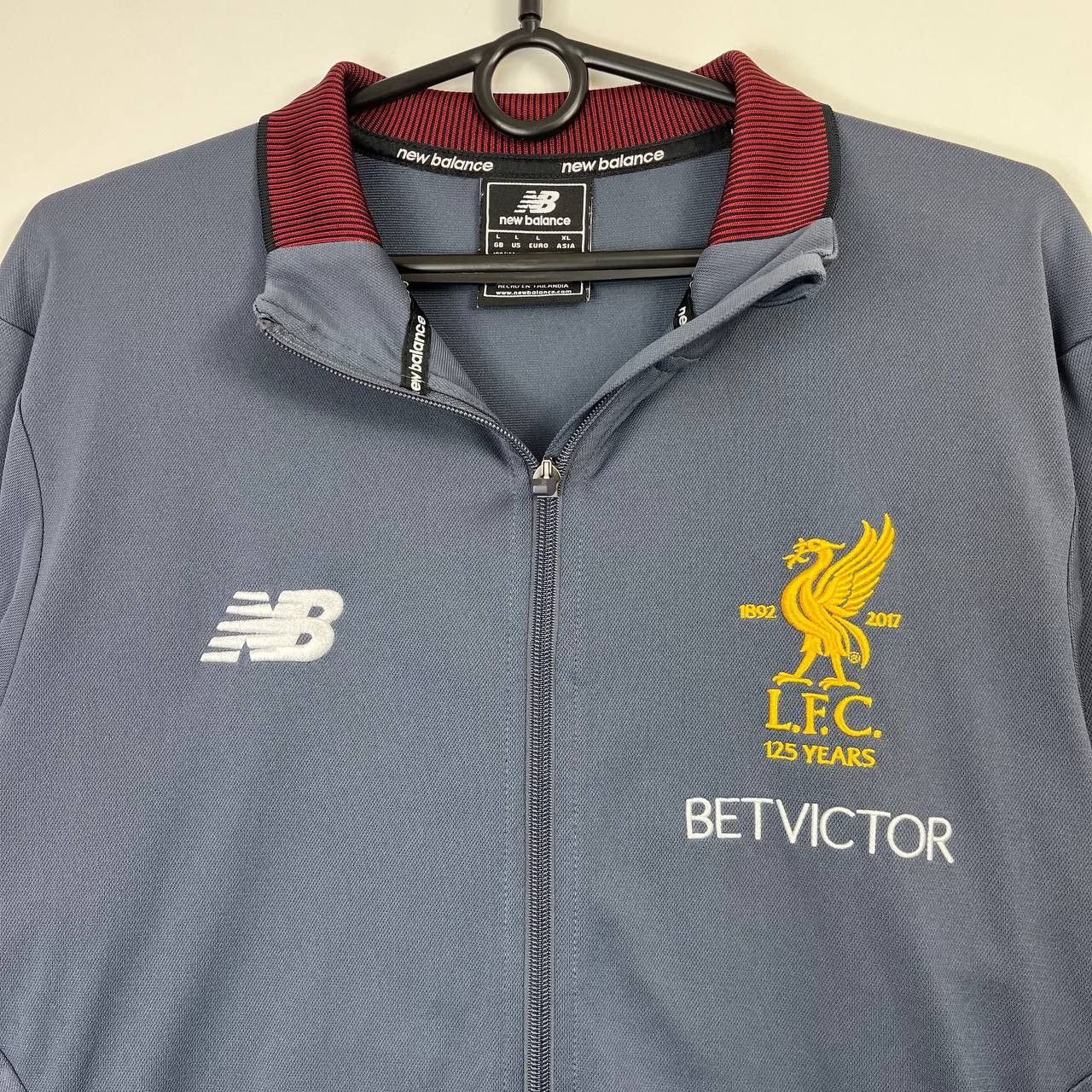 New Balance Liverpool FC 2017 2018 Track Jacket Football New Balance L Size US L / EU 52-54 / 3 - 2 Thumbnail