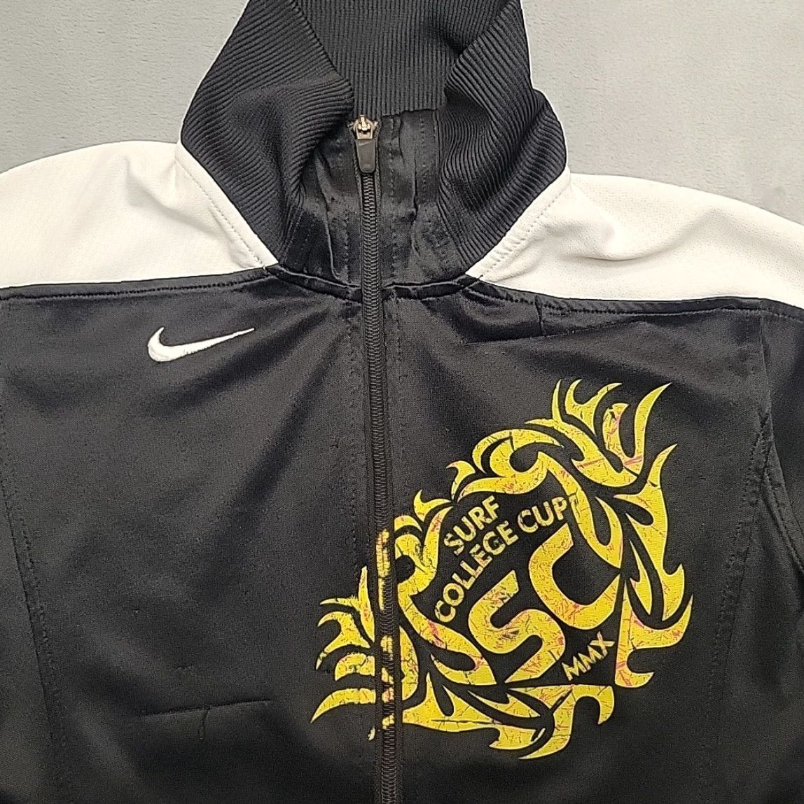 Nike Nike Jacket Womens S Blac Surf College Cup MMX Full Zip Dri Fit Track Size S / US 4 / IT 40 - 3 Thumbnail