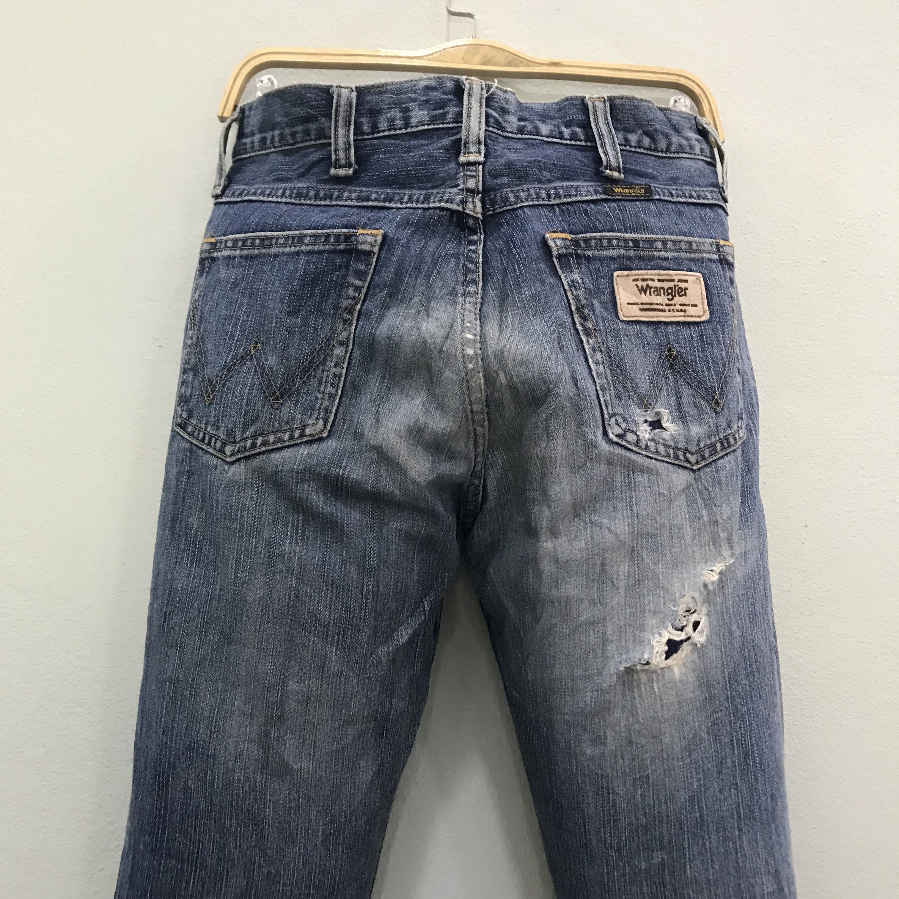 Wrangler Vintage Retro Wrangler Jeans Light Wash Straight Leg Size US 28 / EU 44 - 11 Thumbnail