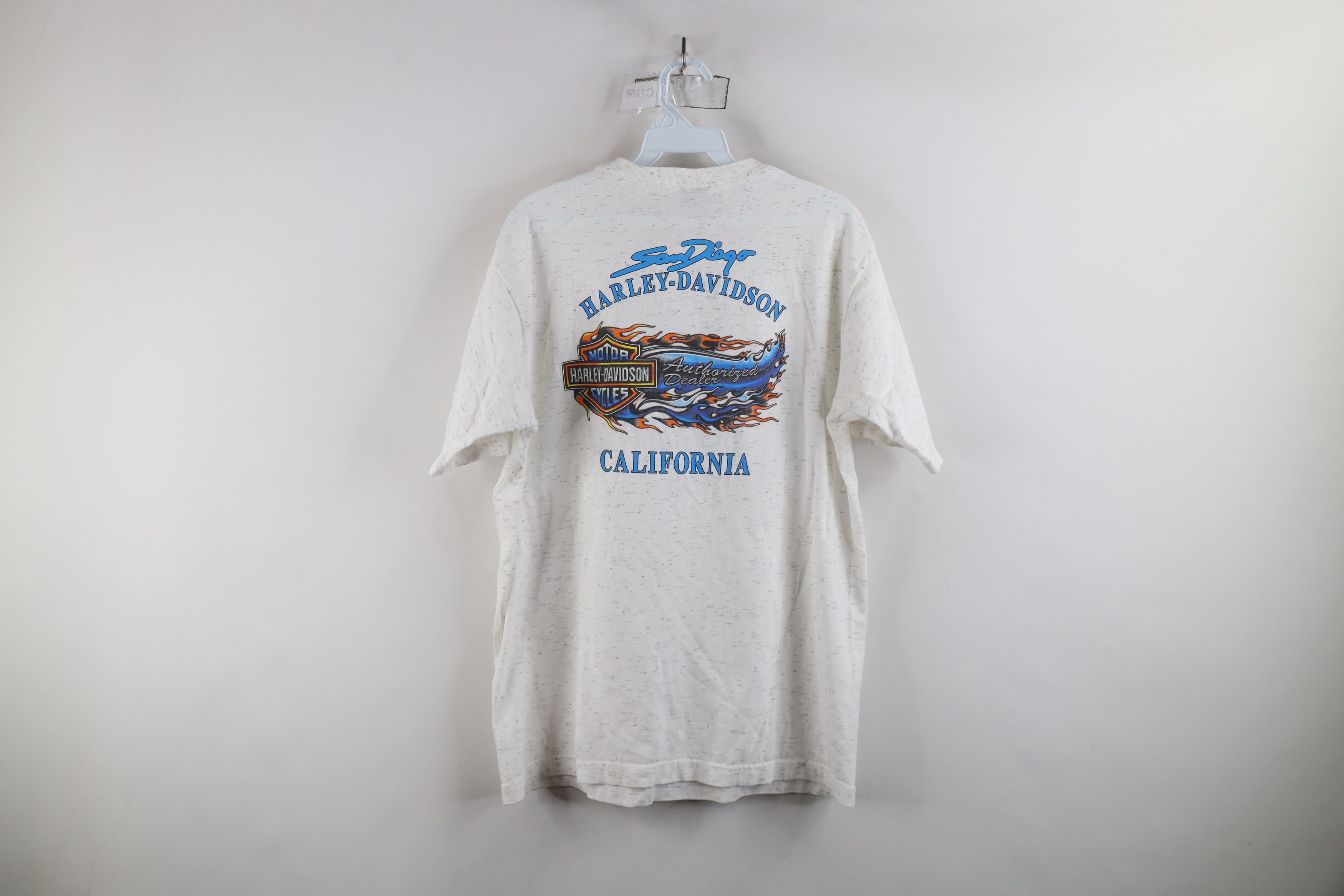 Harley Davidson × Vintage Vintage Y2K 2000 Harley Davidson California Flames T-Shirt Size US L / EU 52-54 / 3 - 10 Thumbnail