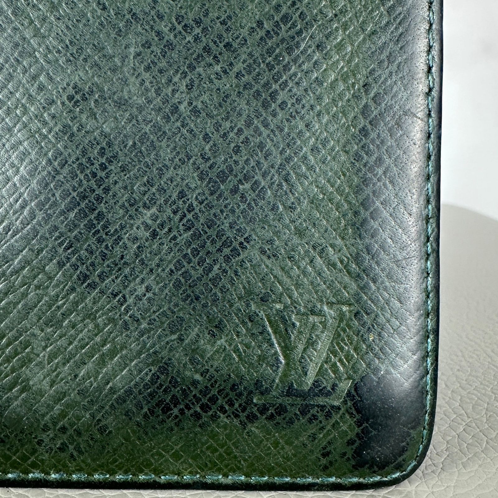 Louis Vuitton Green Leather Bifold Wallet Size ONE SIZE - 3 Thumbnail