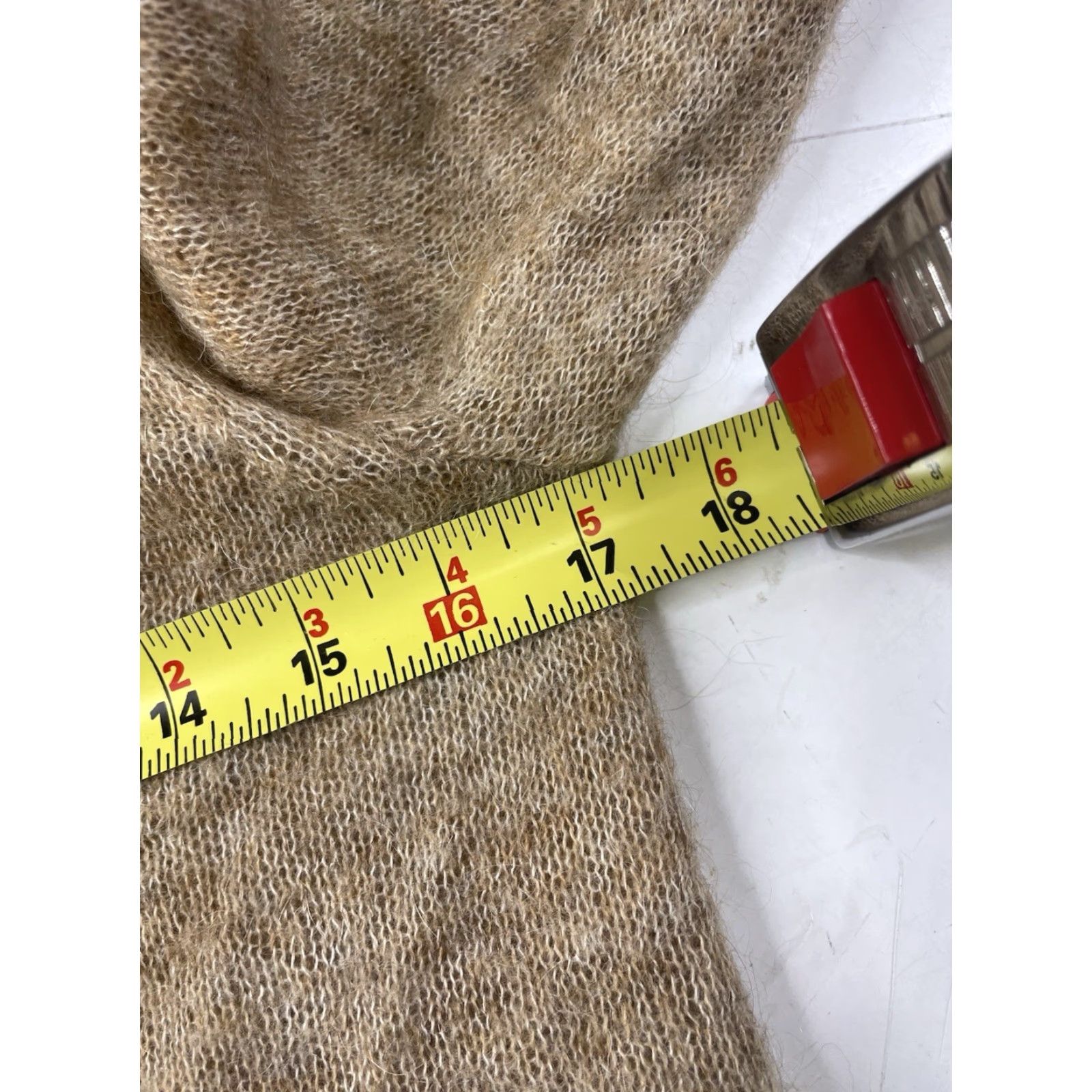 J.Crew J.CREW Cardigan Women’s Lightweight Mohair Blend Open-Knit V-Neck Brown Small Size S / US 4 / IT 40 - 7 Thumbnail