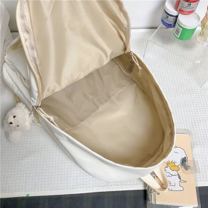 Vintage Cute Rabbit Young Girl School Backpack Size ONE SIZE - 13 Thumbnail
