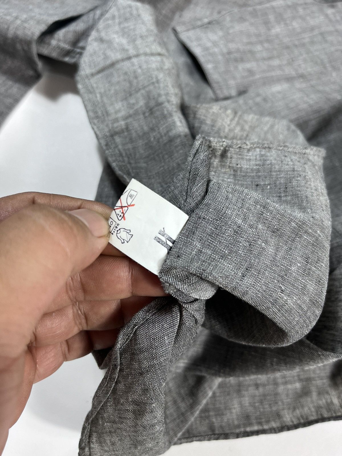 Issey Miyake 80s 90's LINEN ISSEY MIYAKE VINTAGE SHIRT Size US S / EU 44-46 / 1 - 5 Thumbnail