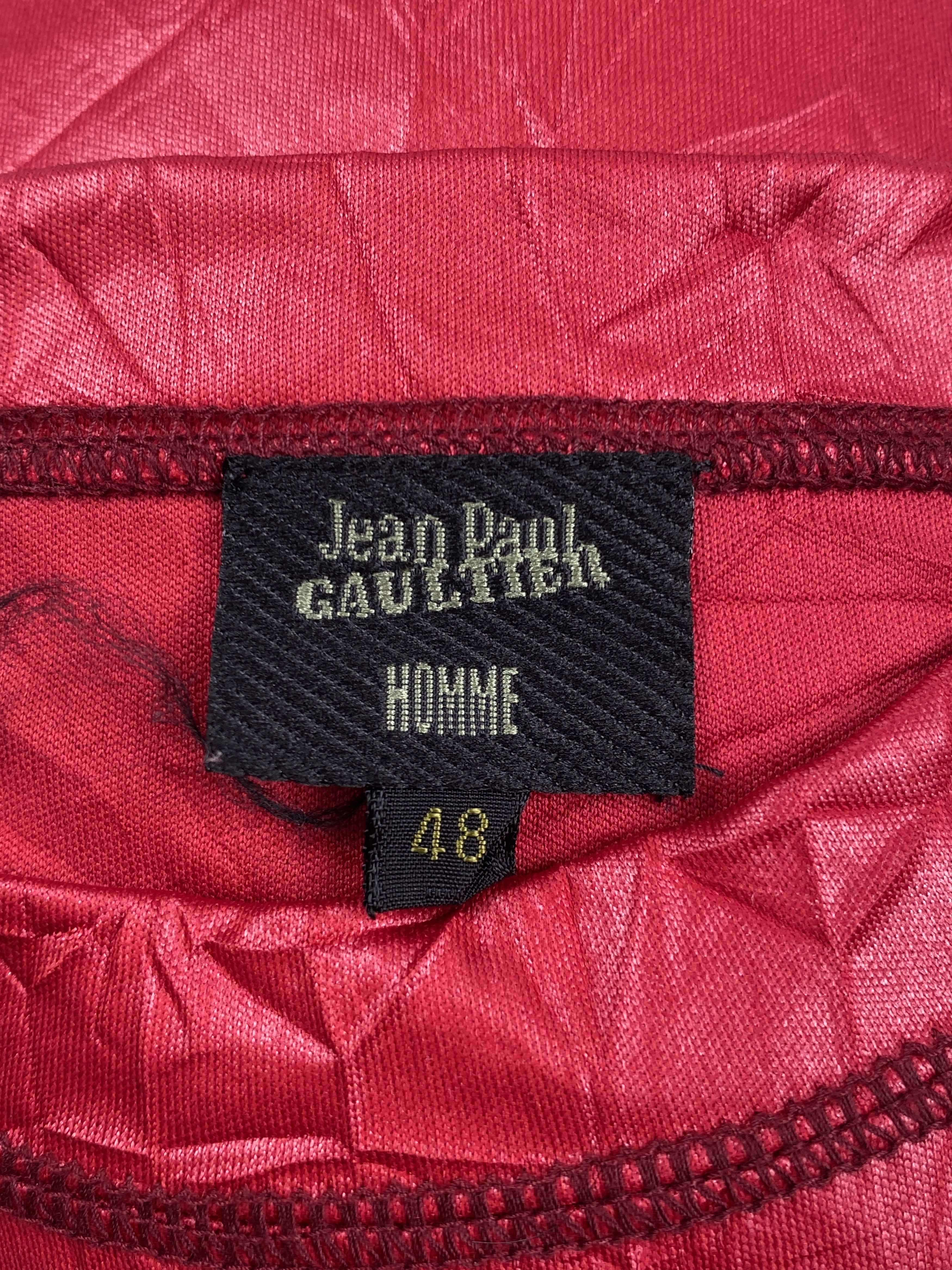 Jean Paul Gaultier Archived Crinkle Long Sleeve T-Shirt Size XL / US 12-14 / IT 48-50 - 12 Thumbnail