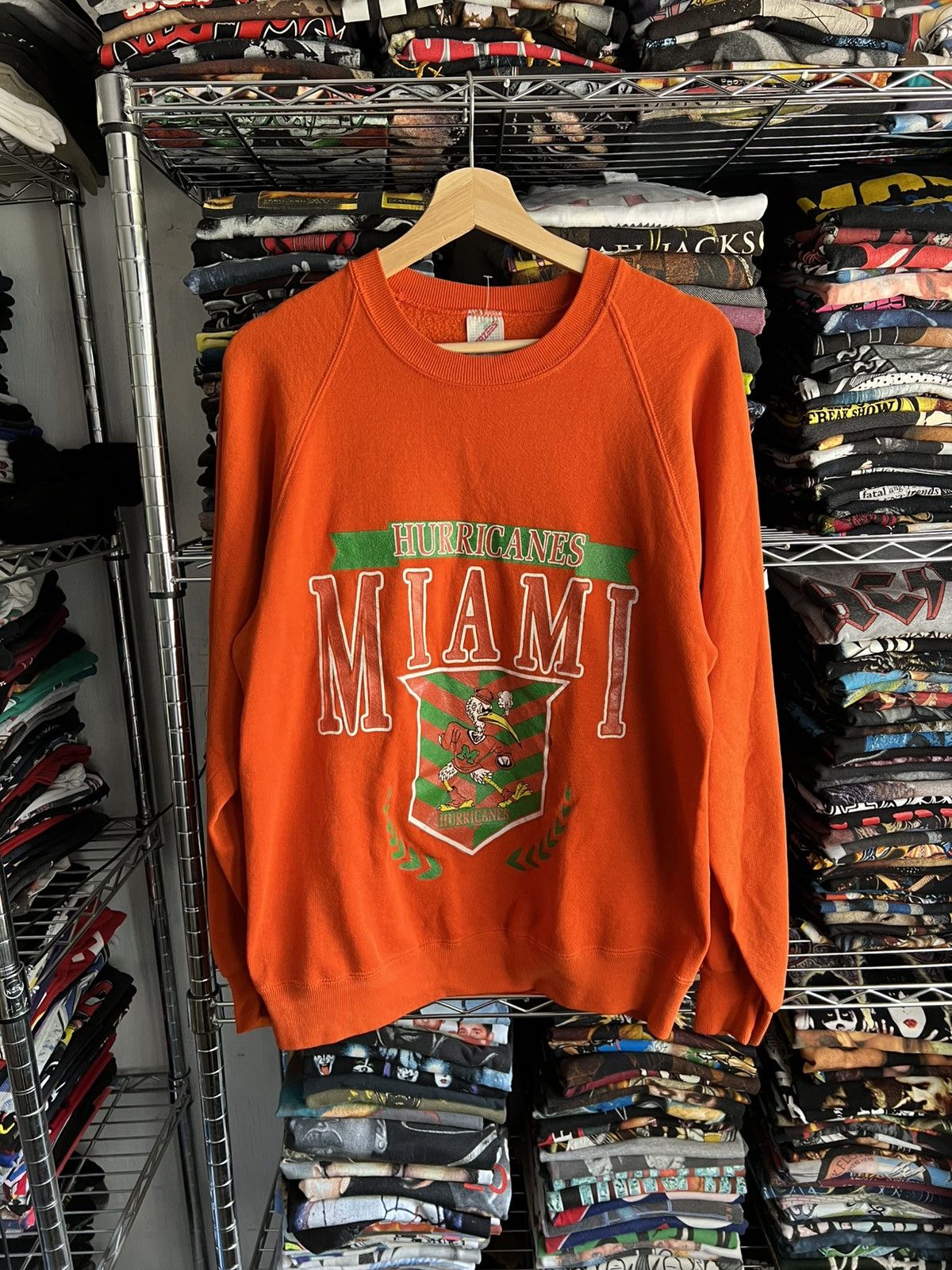 NFL 90s Miami Hurricanes Super Bowl Crewneck Size US L / EU 52-54 / 3 - 1 Thumbnail