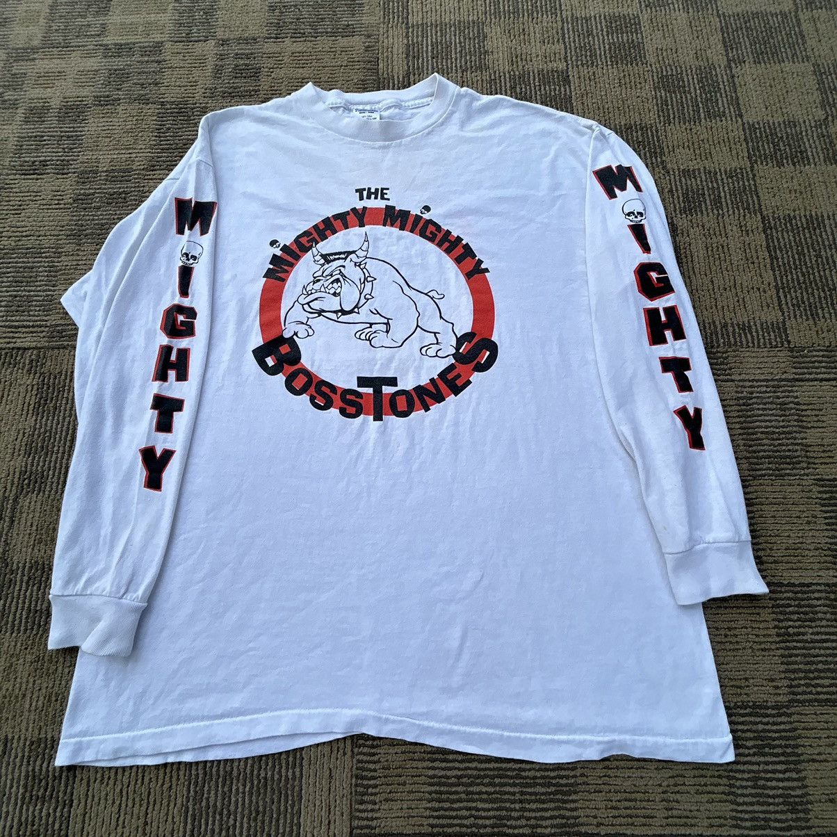 Band Tees Vintage 1995 Mighty Mighty Bosstones Bulldog Long-sleeve Size US XL / EU 56 / 4 - 5 Thumbnail