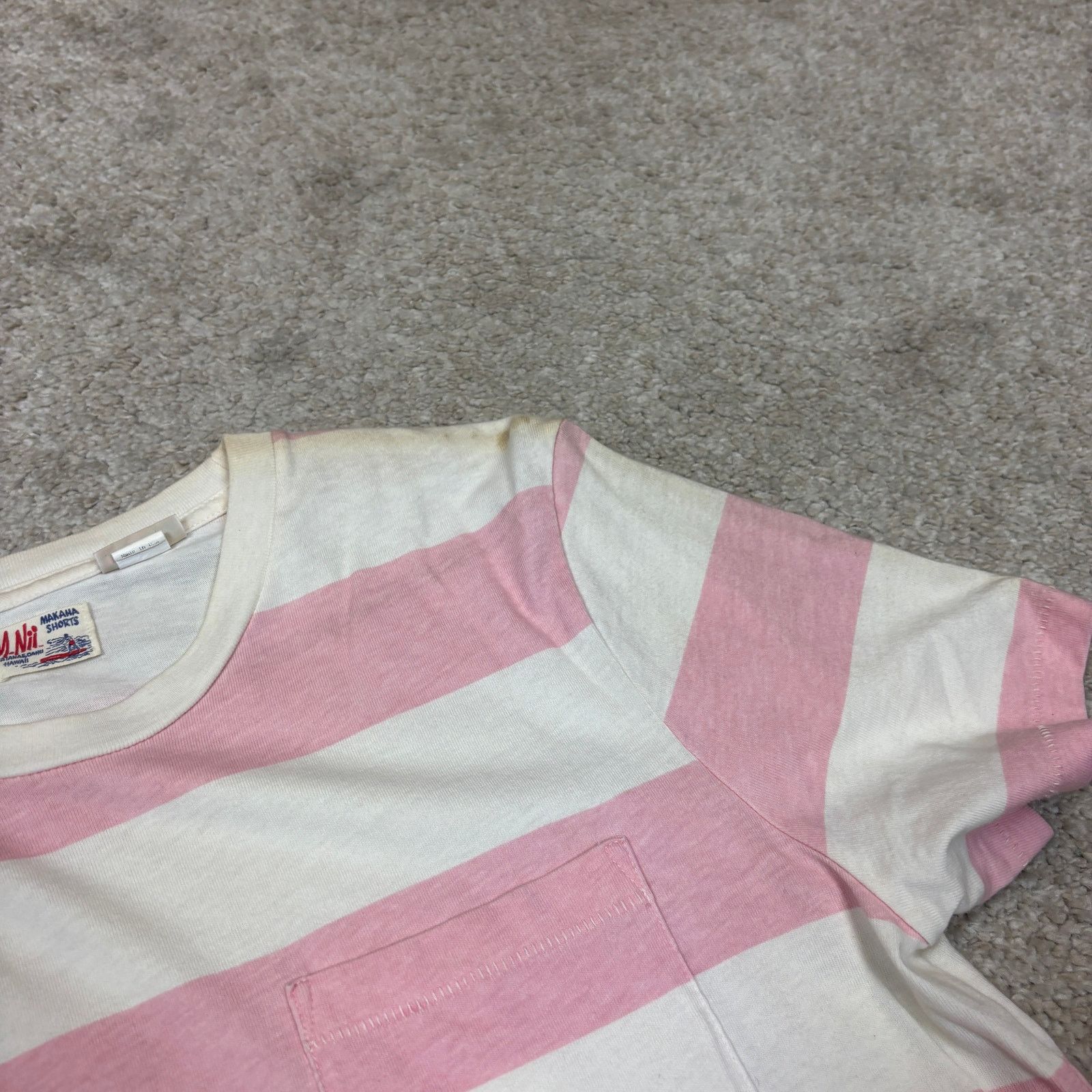 M.Nii M.Nii Striped TShirt Makaha Shorts Hawaii Surfer Men's XS Size US XS / EU 42 / 0 - 11 Thumbnail