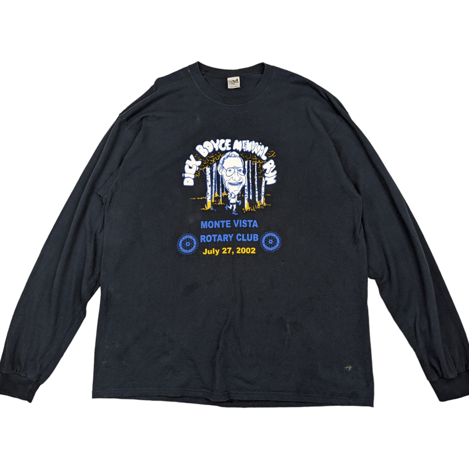 Anvil 2002 DICK BOYCE Memorial Run Marathon Long Sleeve T-Shirt Size US XXL / EU 58 / 5 - 2 Thumbnail