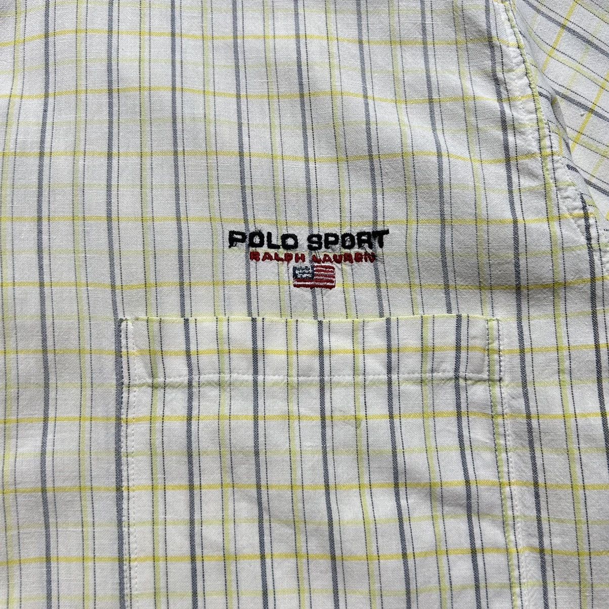 Polo Ralph Lauren Vintage Polo Sport Button Shirt Size US XL / EU 56 / 4 - 3 Thumbnail