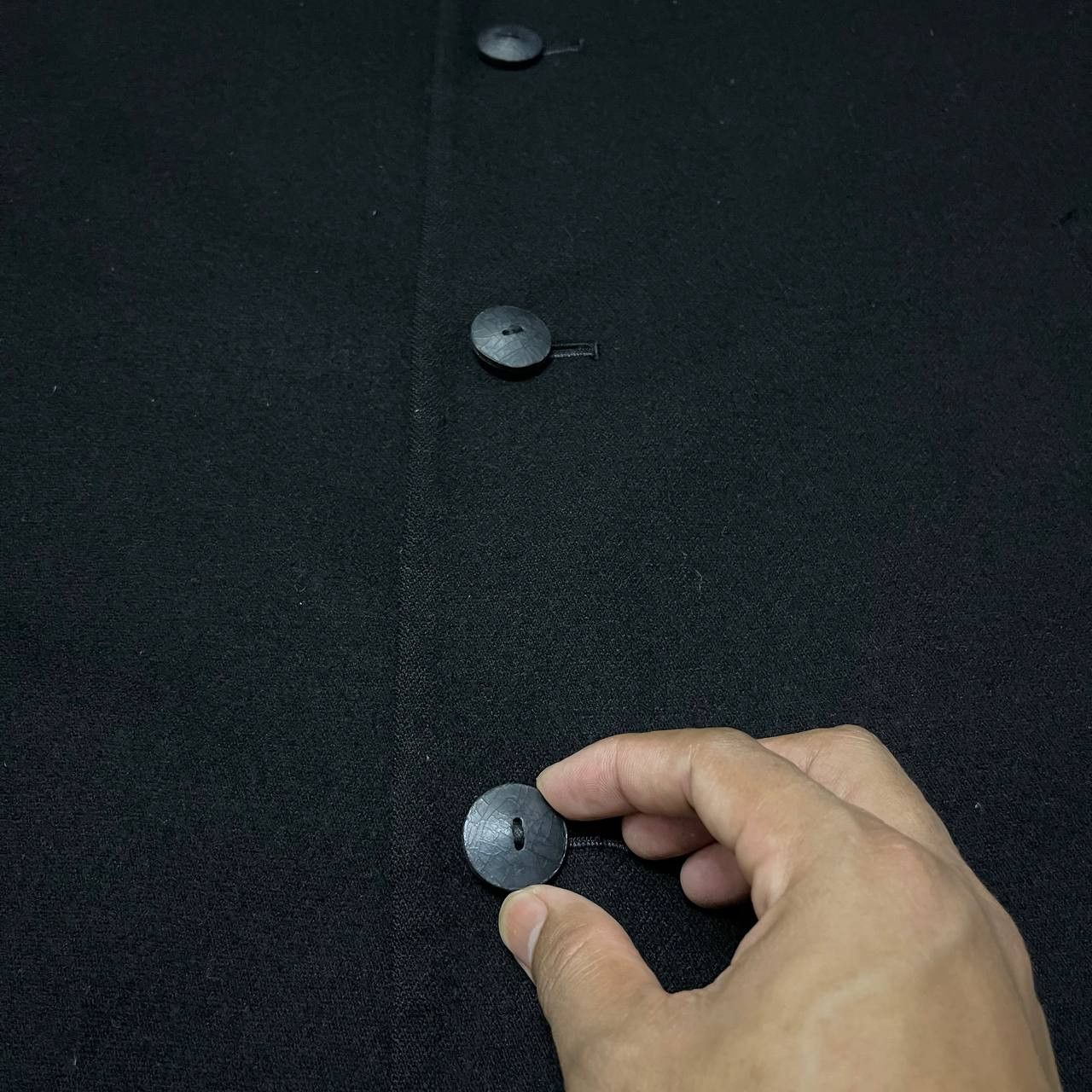 Yohji Yamamoto AW02 YYPH Yohji Yamamoto Pour Homme Wool Overcoat Size US L / EU 52-54 / 3 - 6 Thumbnail