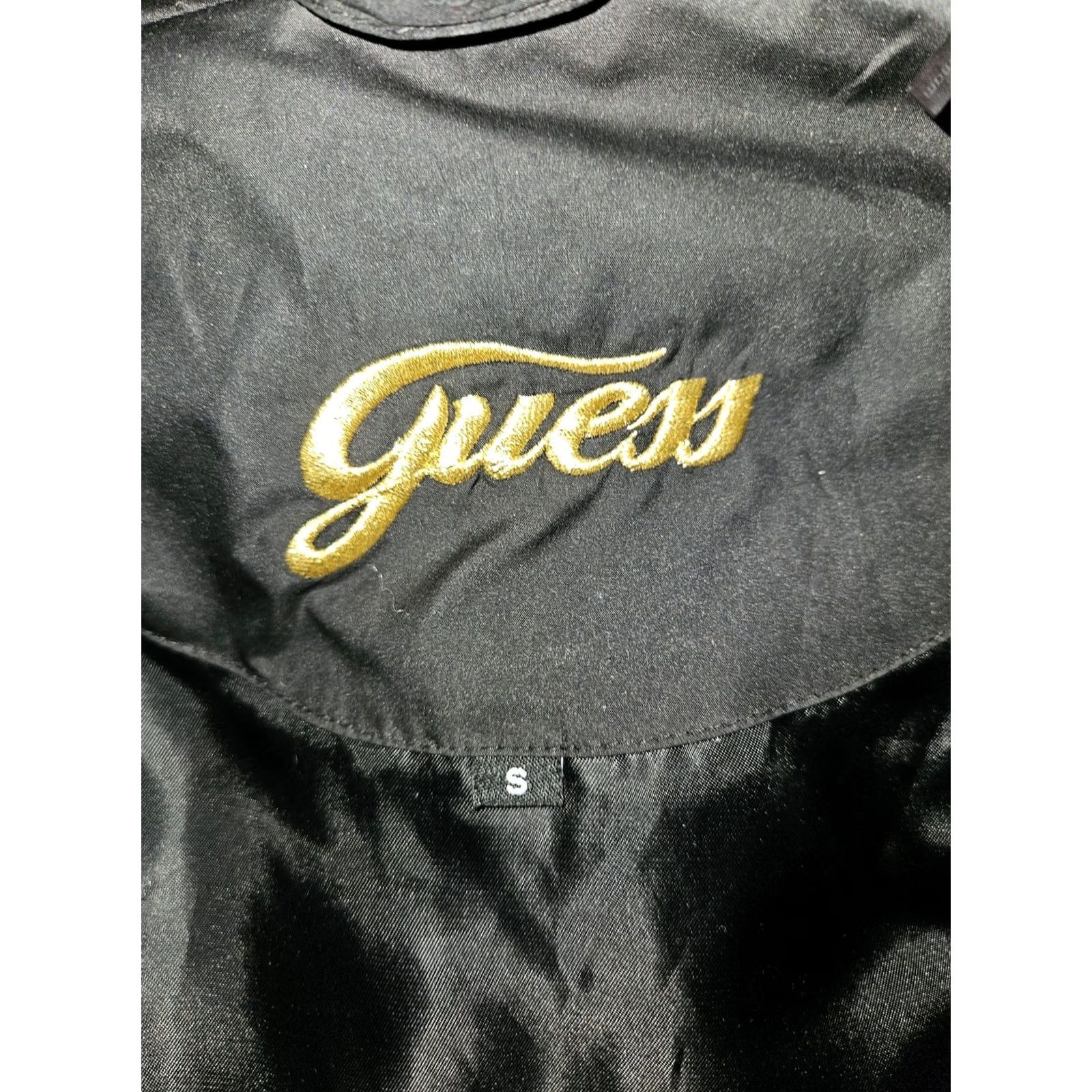 Guess Guess Coat Womens Small Black Down Puffer Gold Hardware Hooded Winter Preppy Urban 90s Mens? Size S / US 4 / IT 40 - 2 Thumbnail
