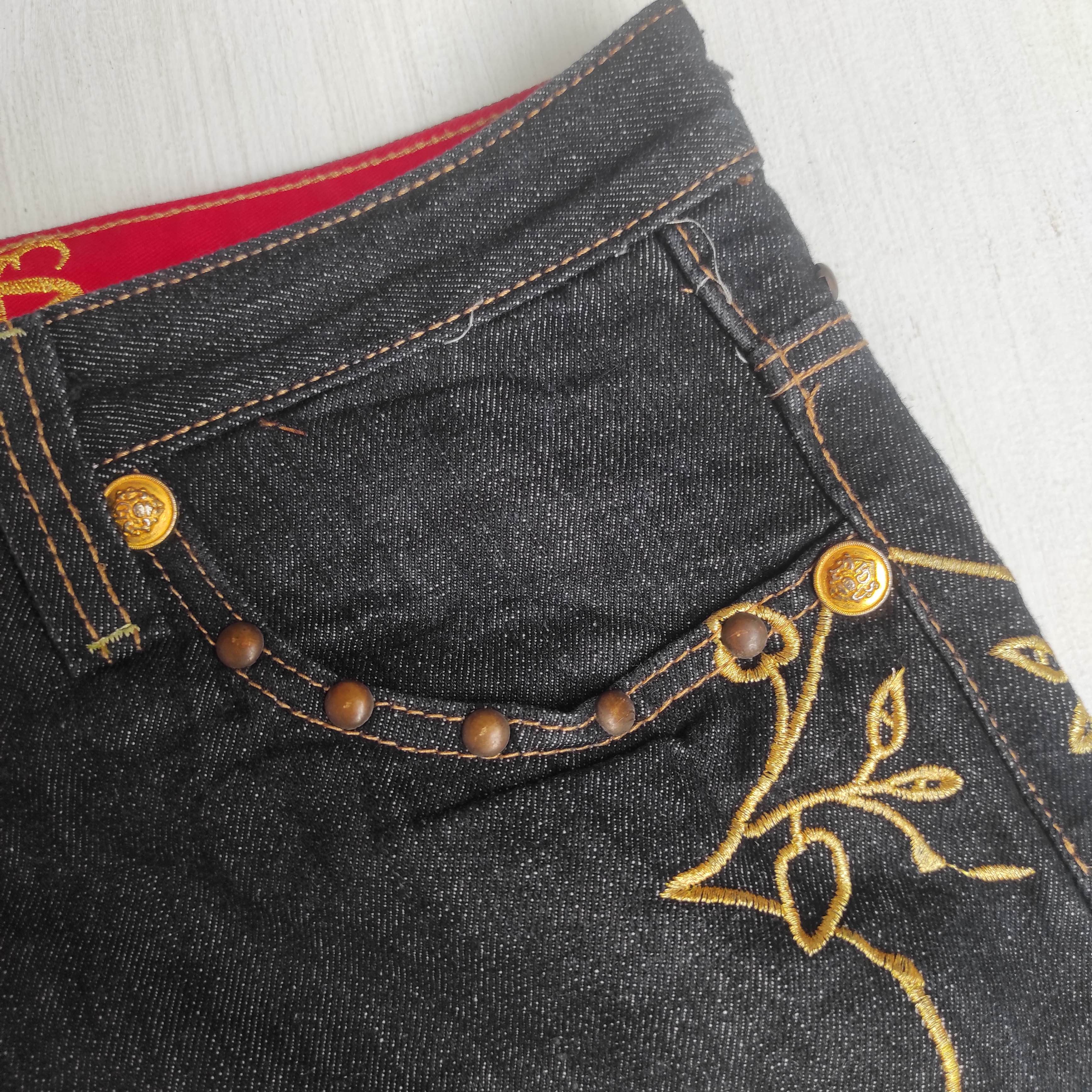 Hysteric Glamour Japanese Brand CROWN HOLDER Baggy Oversized Embroidery Size US 34 / EU 50 - 7 Thumbnail