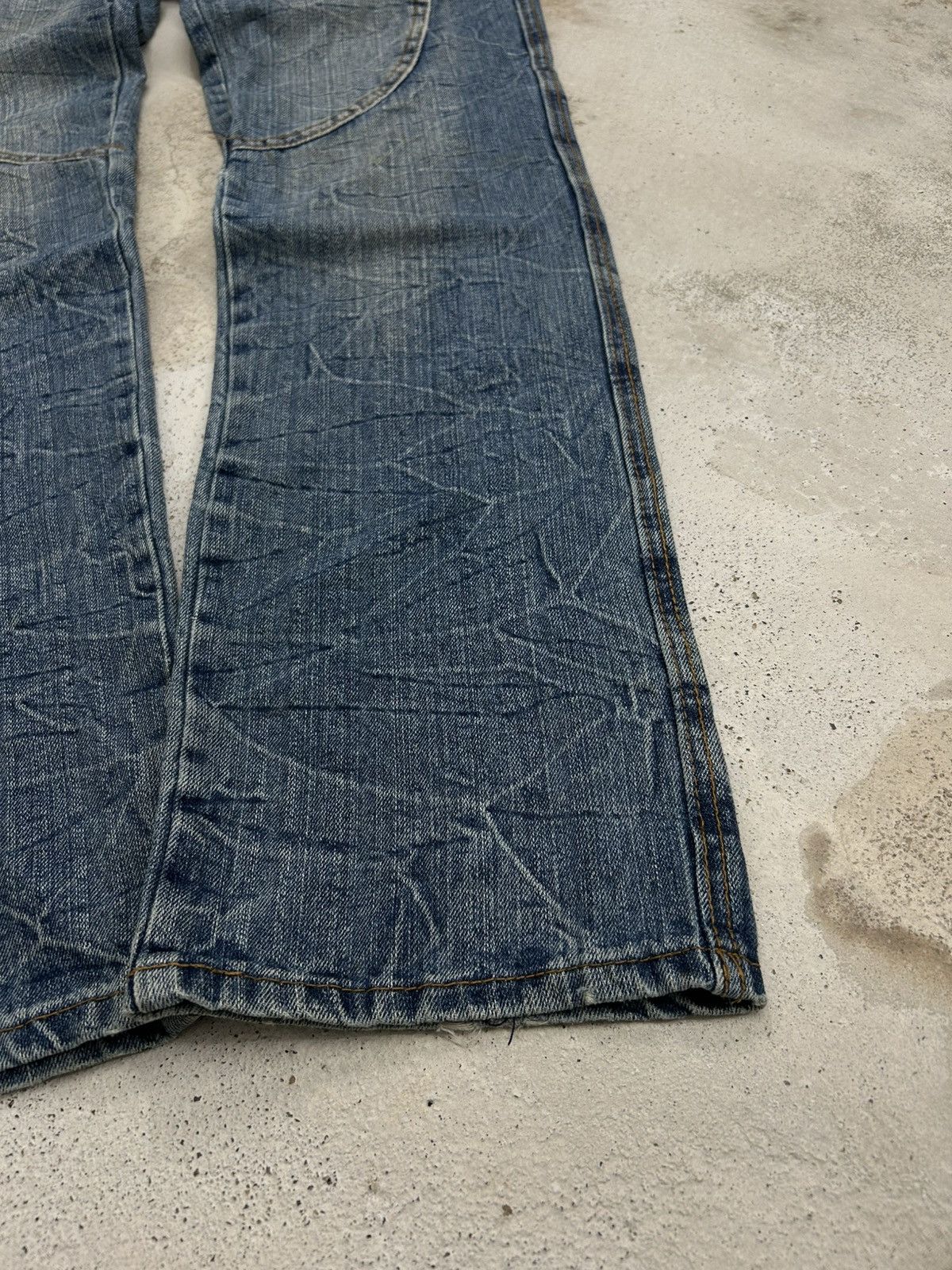20471120 × Hysteric Glamour × Japanese Brand JWYZ Pocketwork Baggy Distressed Clawn Mark Rivet Button Size US 32 / EU 48 - 4 Thumbnail