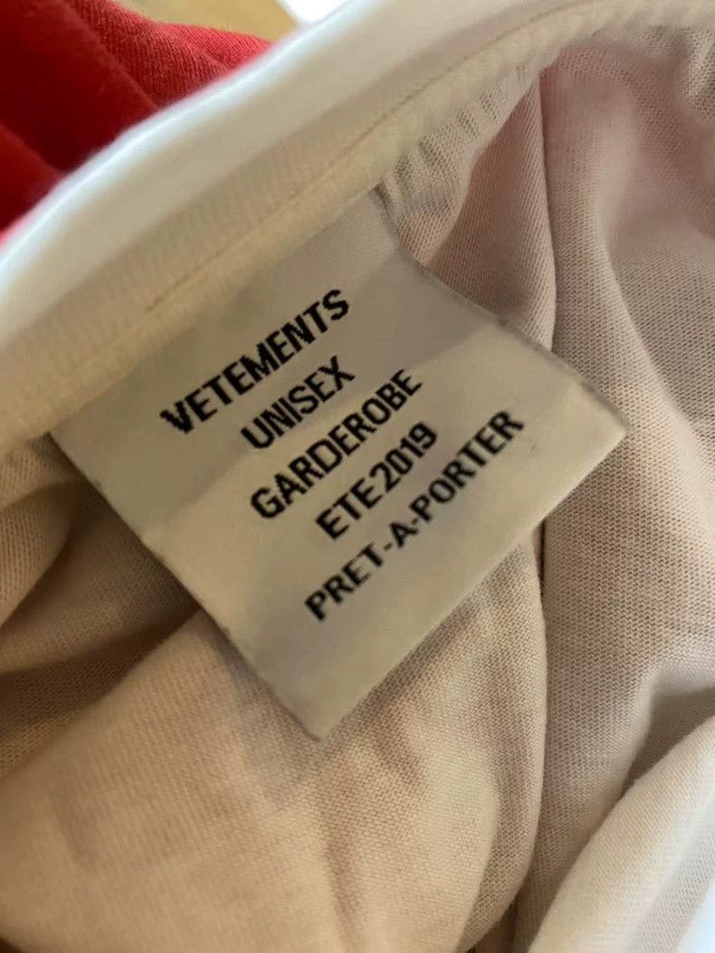Vetements Vetements 19ss color-blocked long-sleeved shirt, size XS Size US XS / EU 42 / 0 - 3 Thumbnail