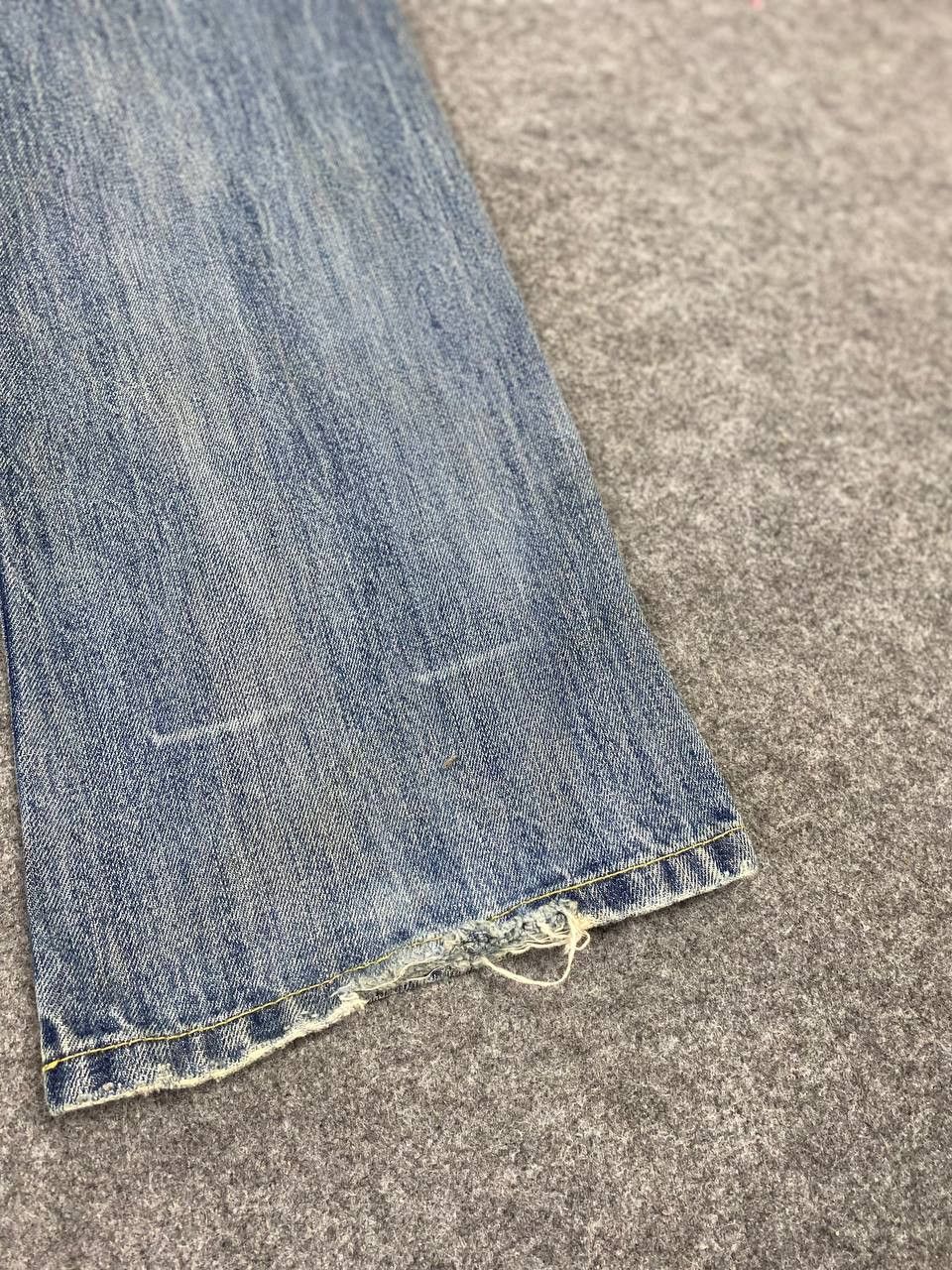 Hysteric Glamour thee hysteric xxx bootcut flare distressed denim nice design Size US 35 - 10 Thumbnail