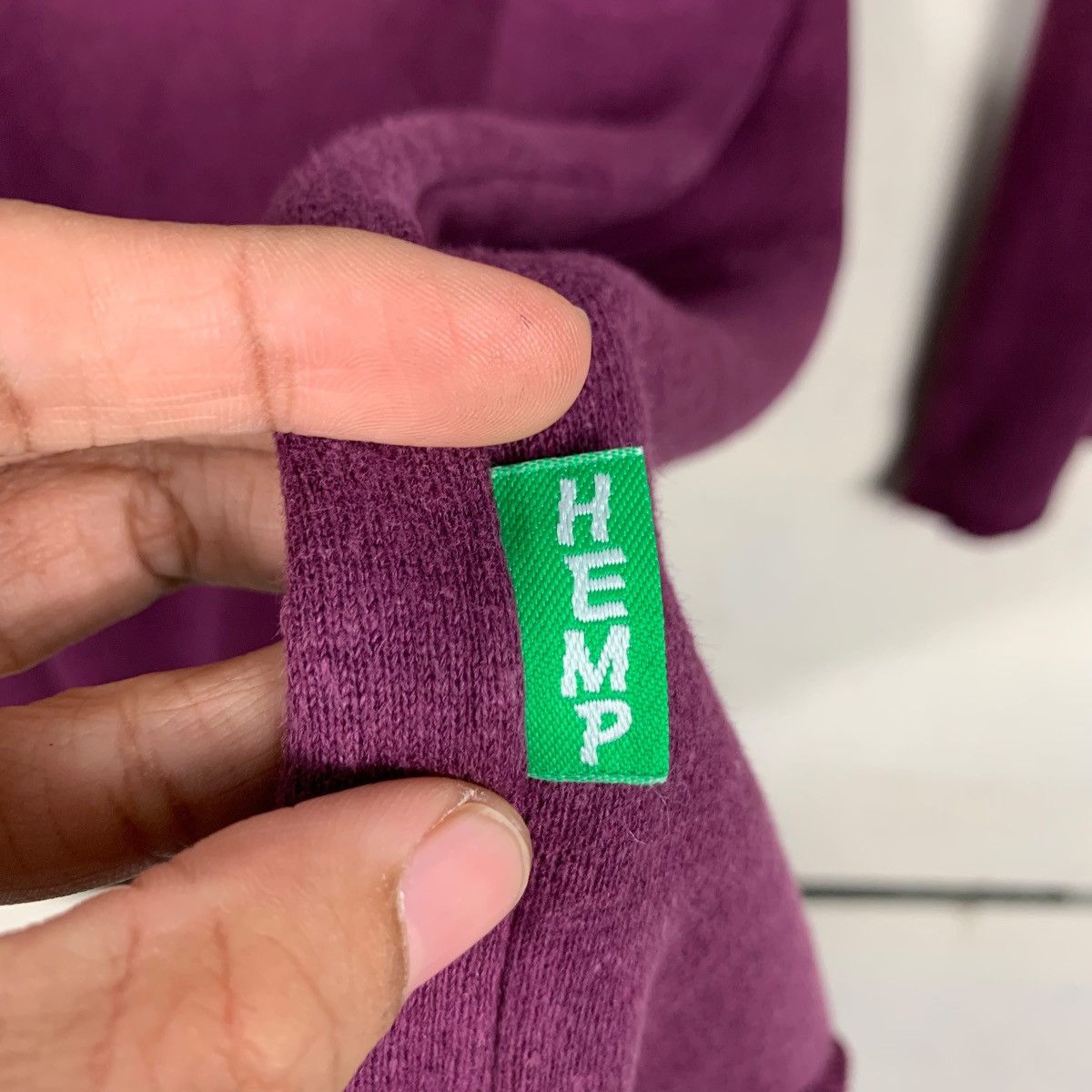 Beams Plus BEAMS Hemp Cotton Purple Long Sleeve Sweater #1775-C79 Size US M / EU 48-50 / 2 - 10 Thumbnail