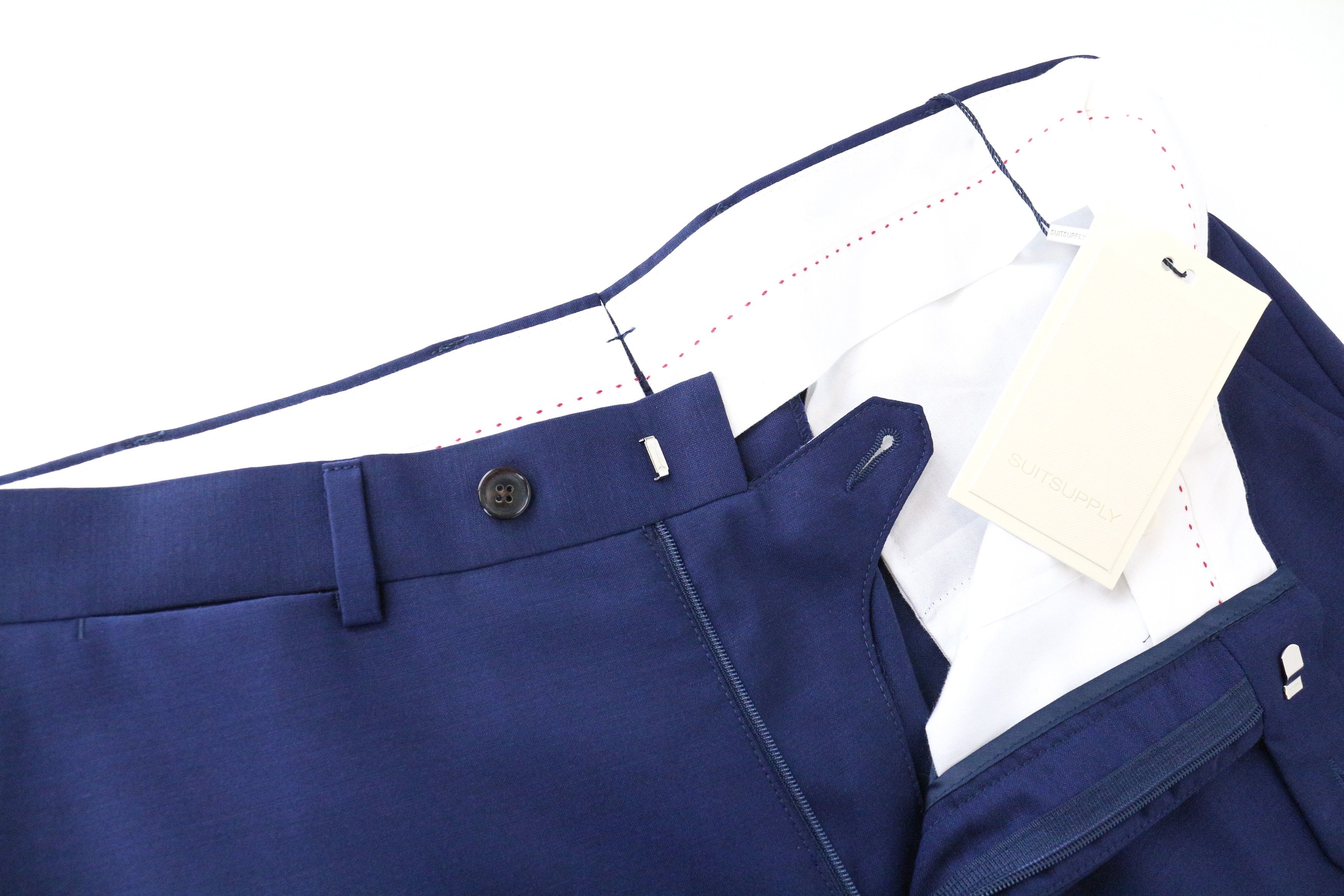 Suitsupply SIENNA UK38S Wool Mohair Melange Pleated Trousers 62470 Size 38S - 3 Thumbnail