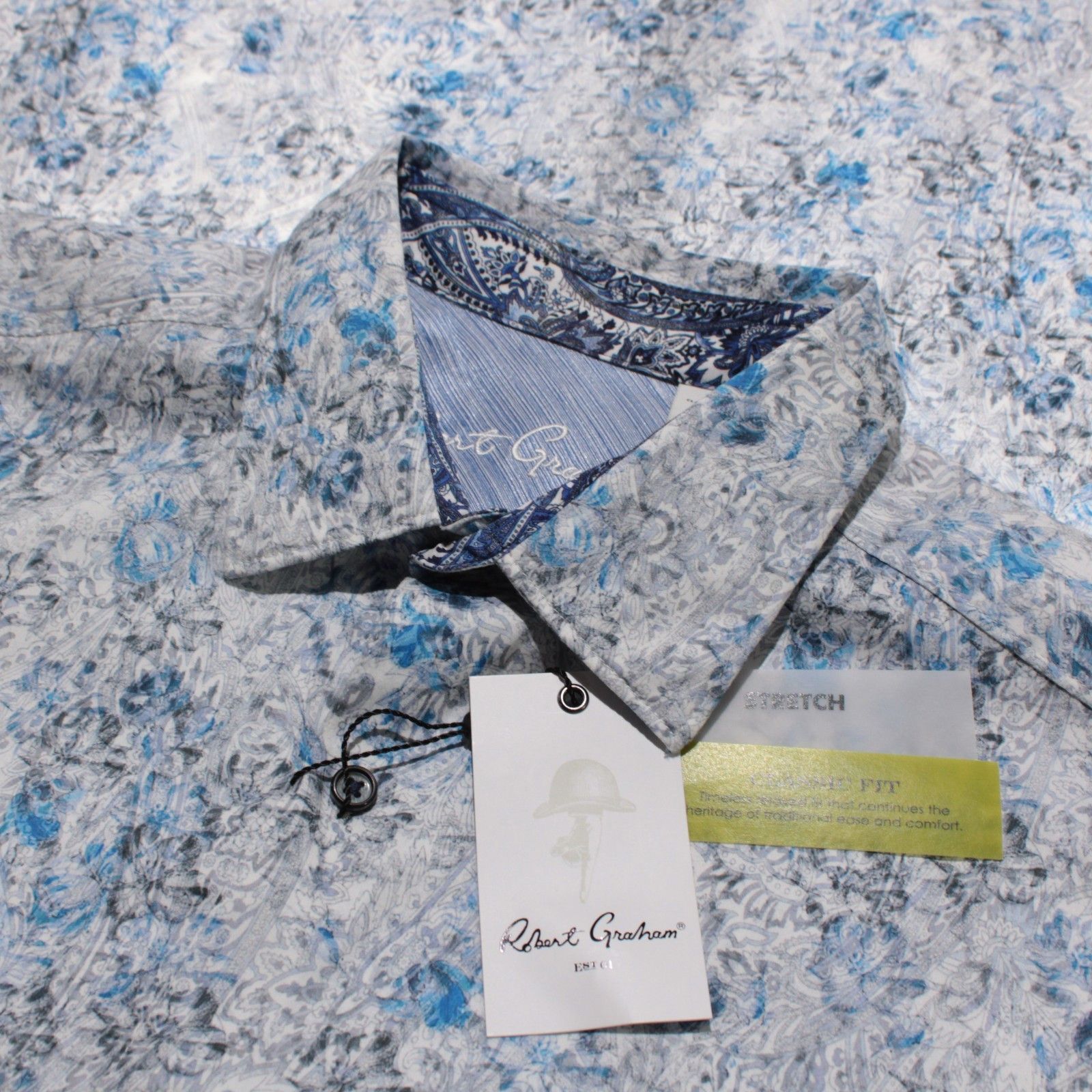 Robert Graham Robert Graham New with tags Shirt Size L US In Blue Size US L / EU 52-54 / 3 - 1 Thumbnail