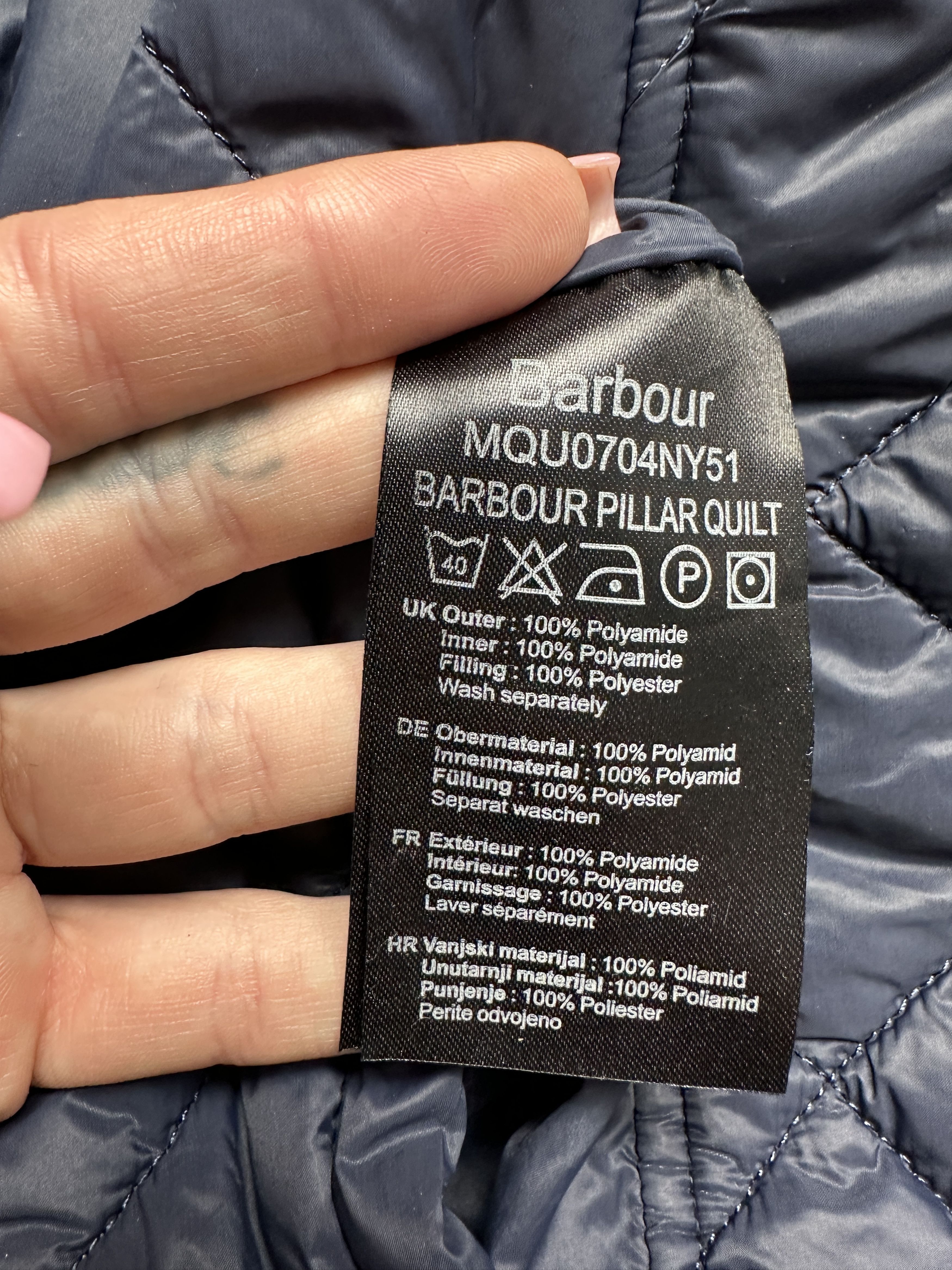 Barbour Barbour Mens Greatcoat Pillar Quilted Jacket Size US L / EU 52-54 / 3 - 7 Thumbnail