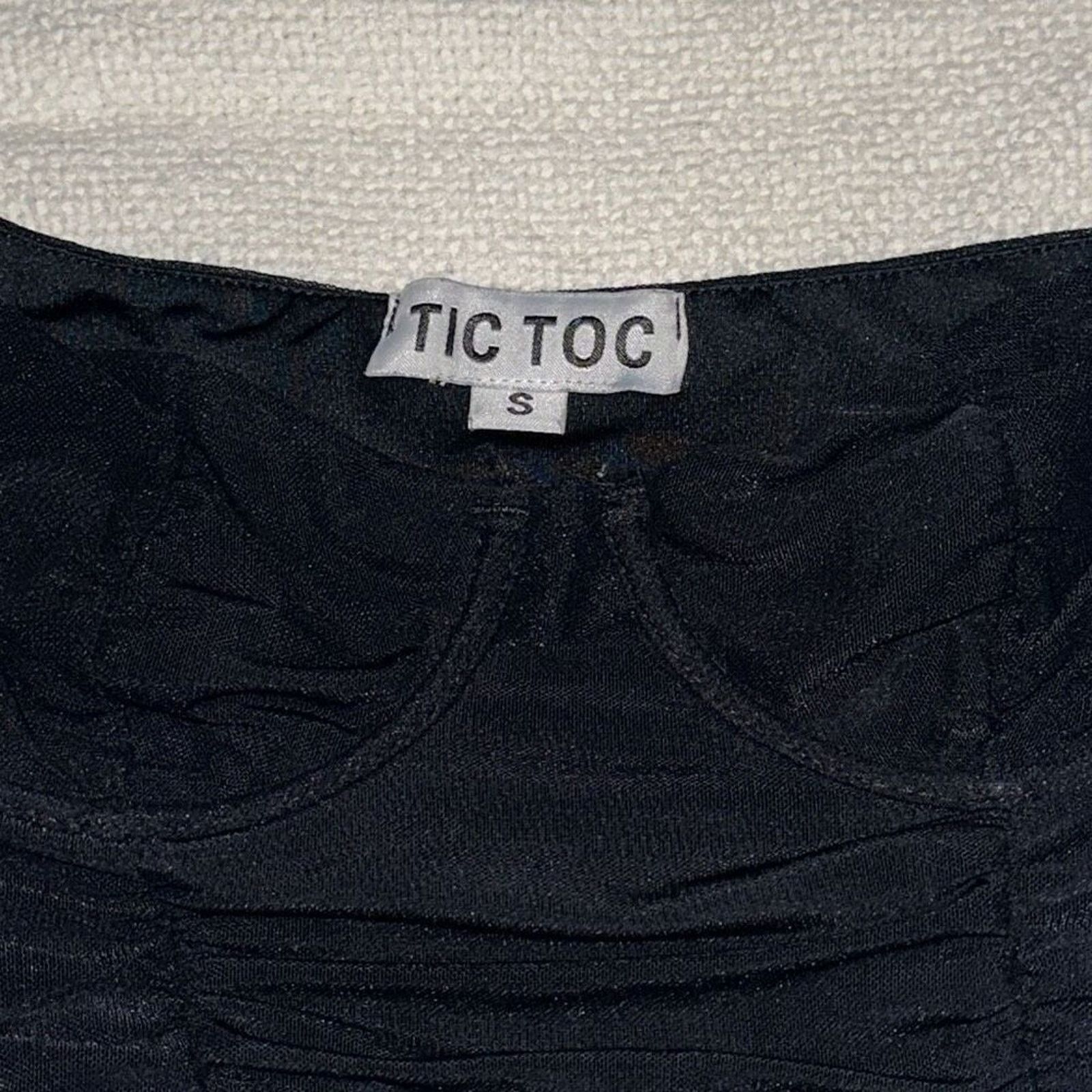 Other Tic Toc Black Mesh Corset Cropped Top | Sz S Size S / US 4 / IT 40 - 4 Thumbnail
